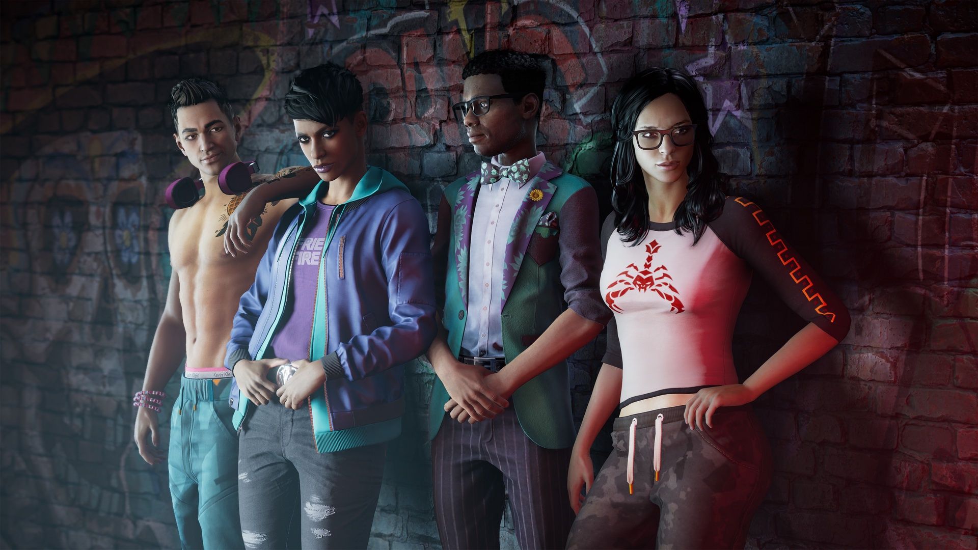 Saints Row - czwórka głównych bohaterów