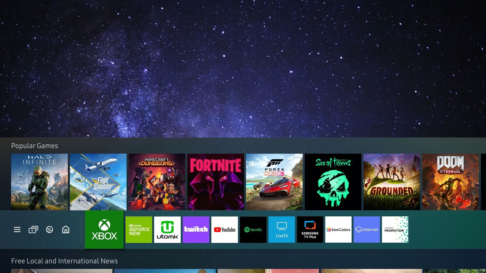 Samsung Smart TV gry