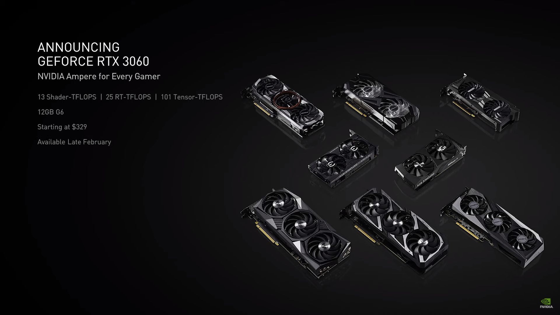 Nvidia GeForce RTX 3060 - prezentacja modeli