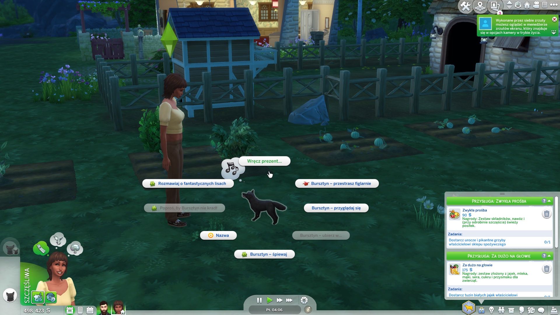 The Sims 4: Wiejska sielanka - zabawa z psem