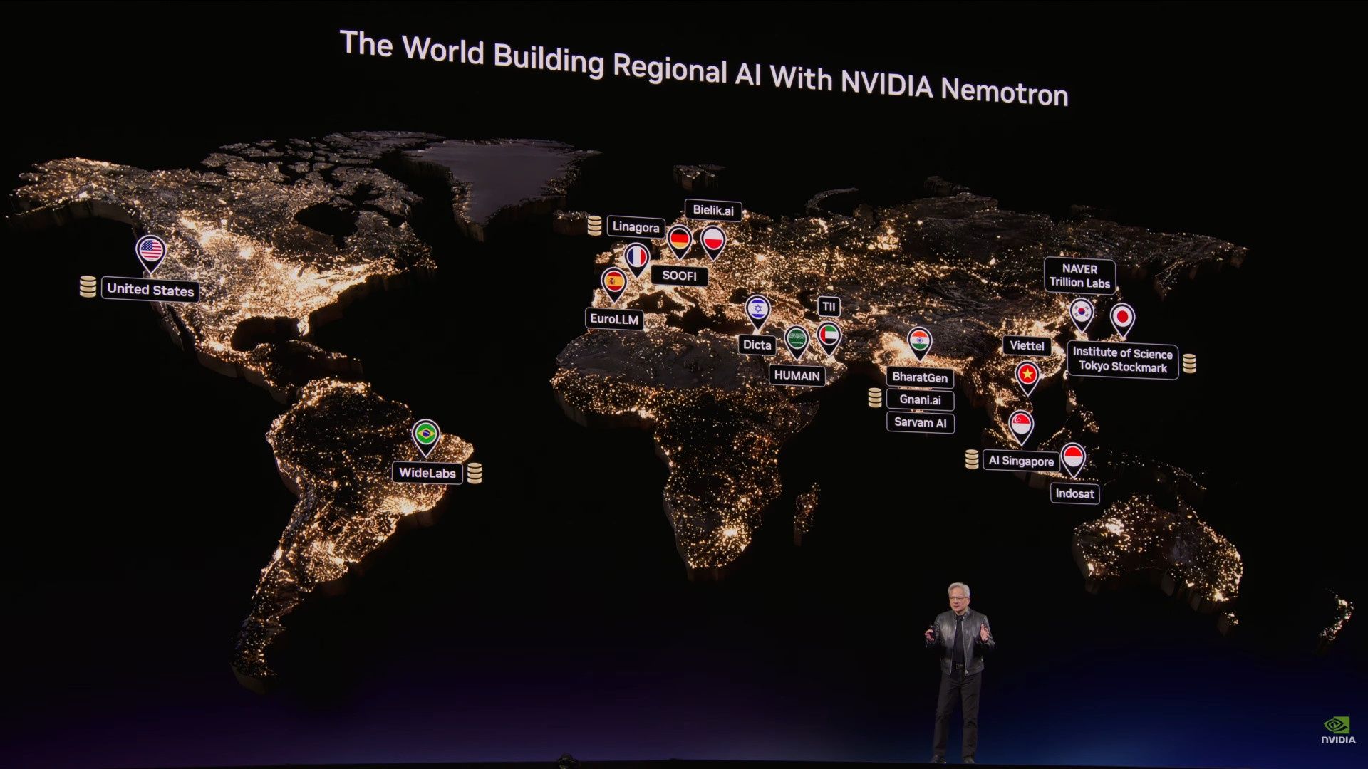 NVIDIA - mapa AI