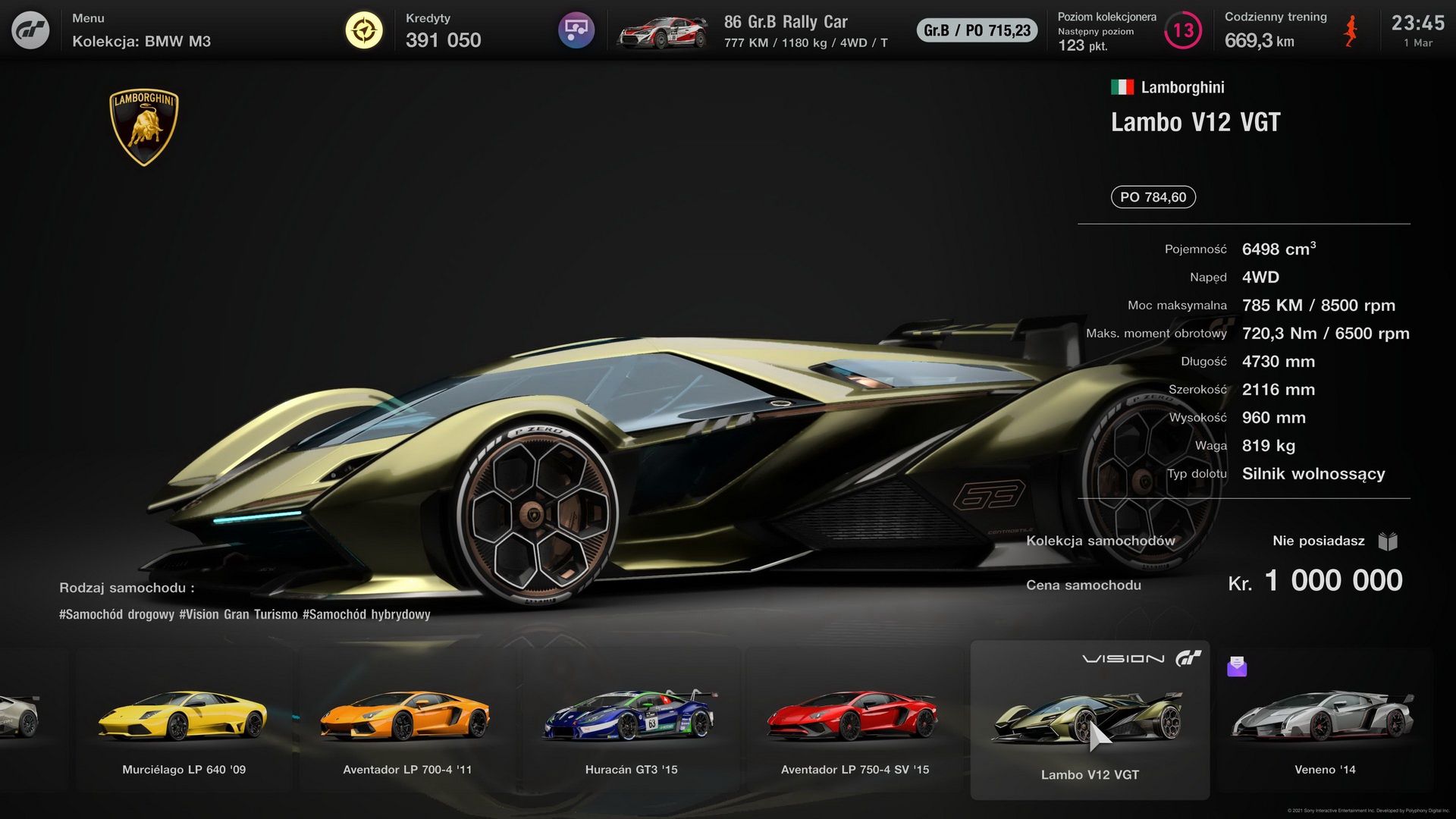 Gran Turismo 7 - supersamochody