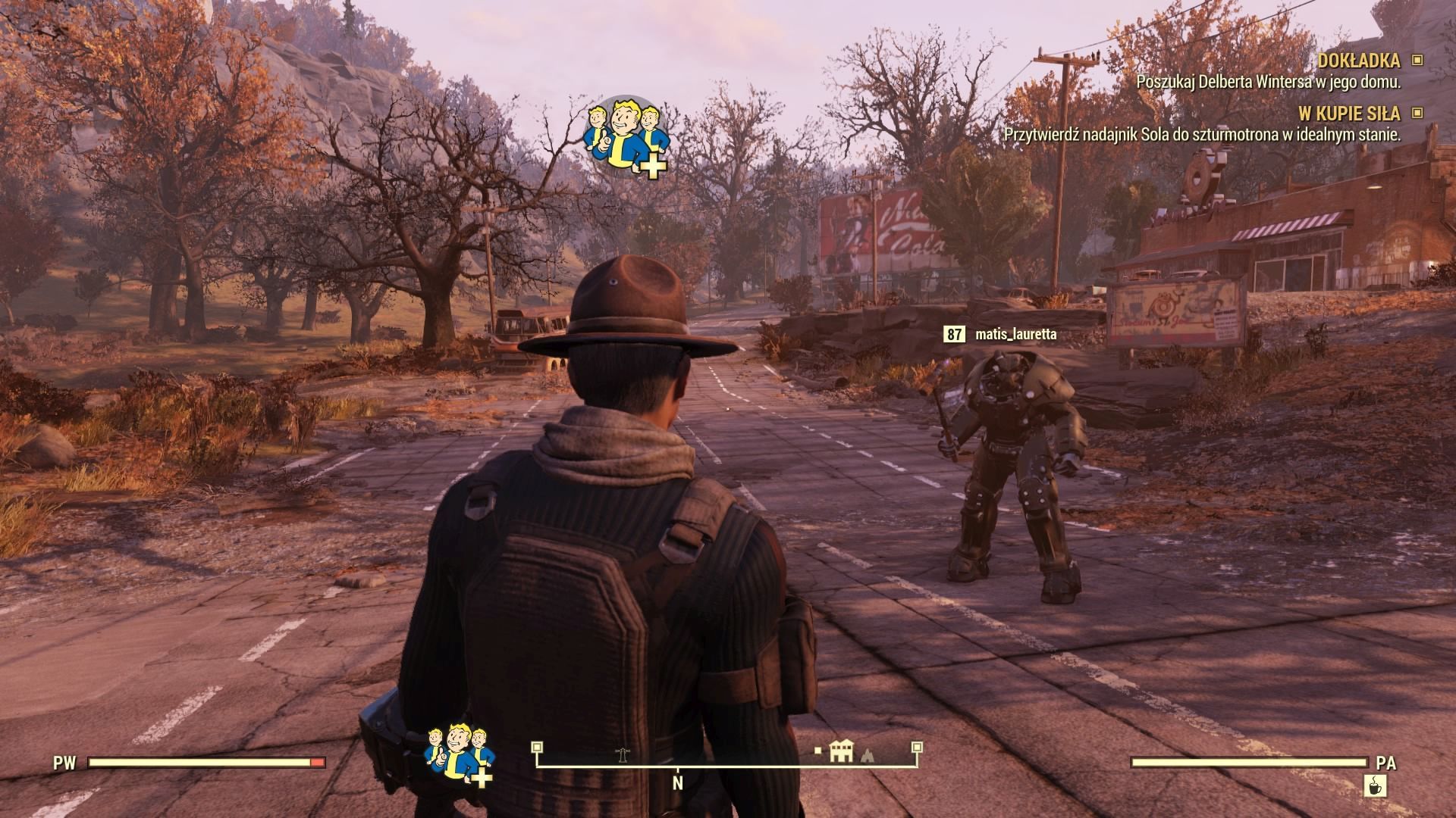 Fallout 76: Wastelanders - spotkanie z wysokopoziomowym graczem