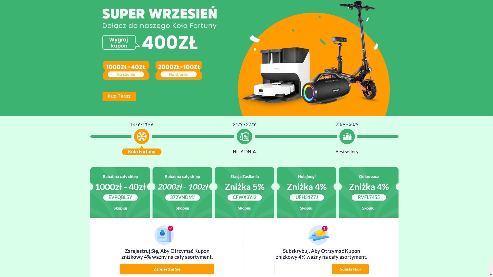 Geekbuying - Super Wrzesień