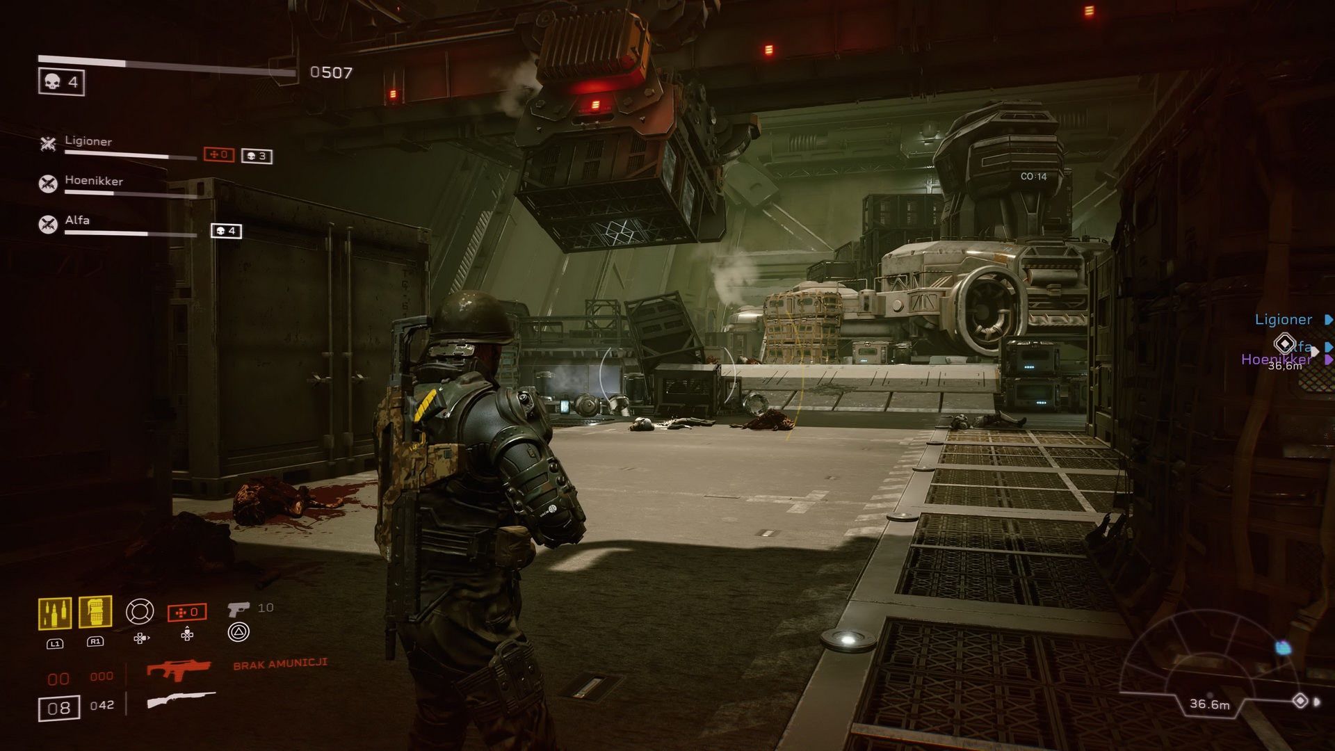Aliens: Fireteam Elite - lądowisko