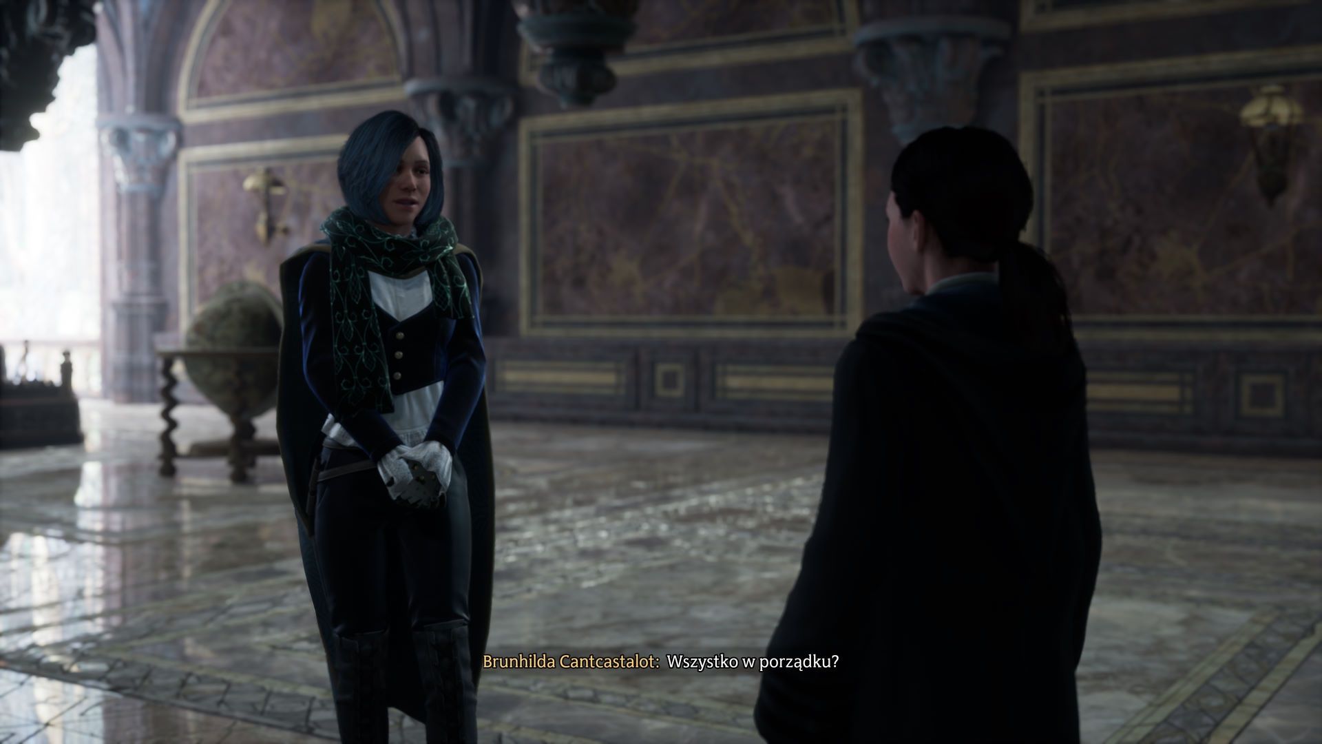 Hogwarts Legacy - tryb portretowy w dialogach