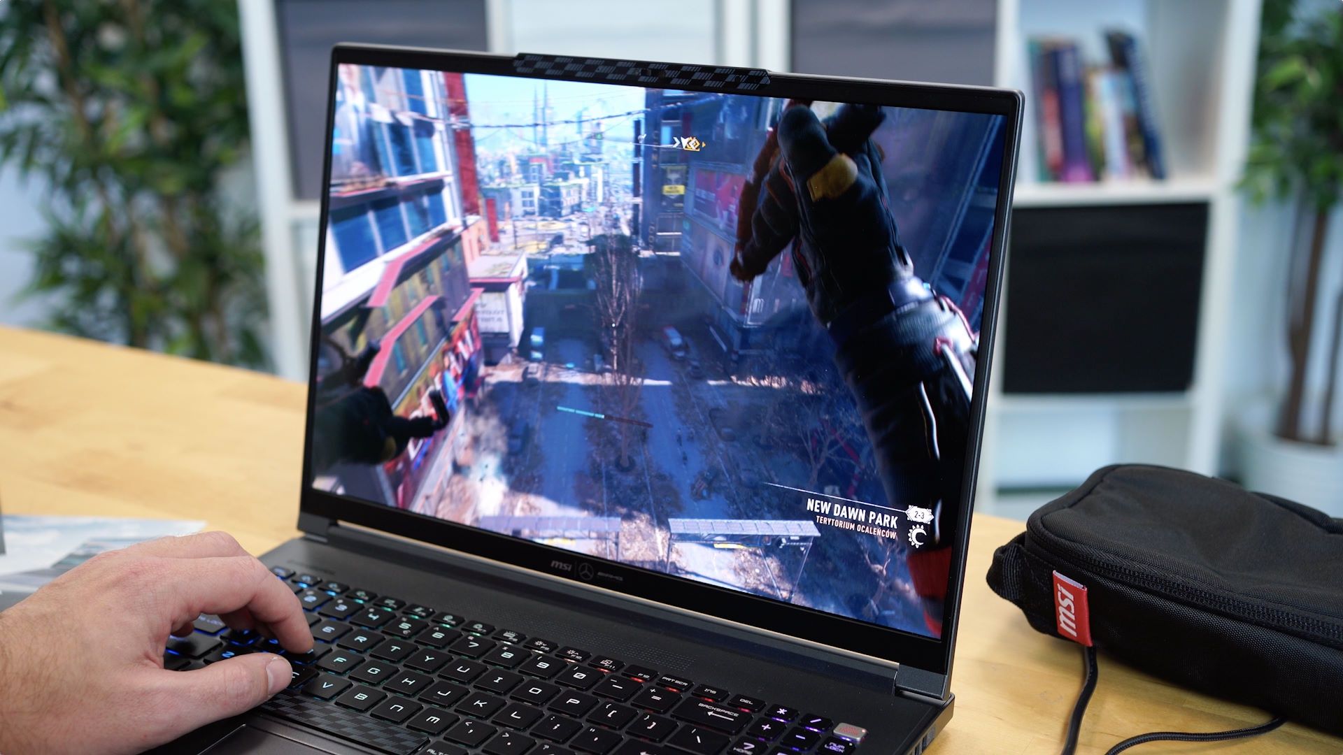 MSI Stealth 16 Mercedes-AMG - też podczas gry