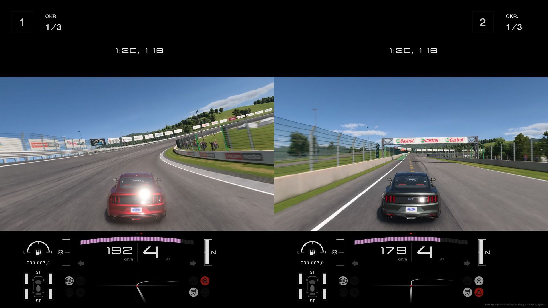Gran Turismo 7 - tryb kanapowy, na podzielonym ekranie
