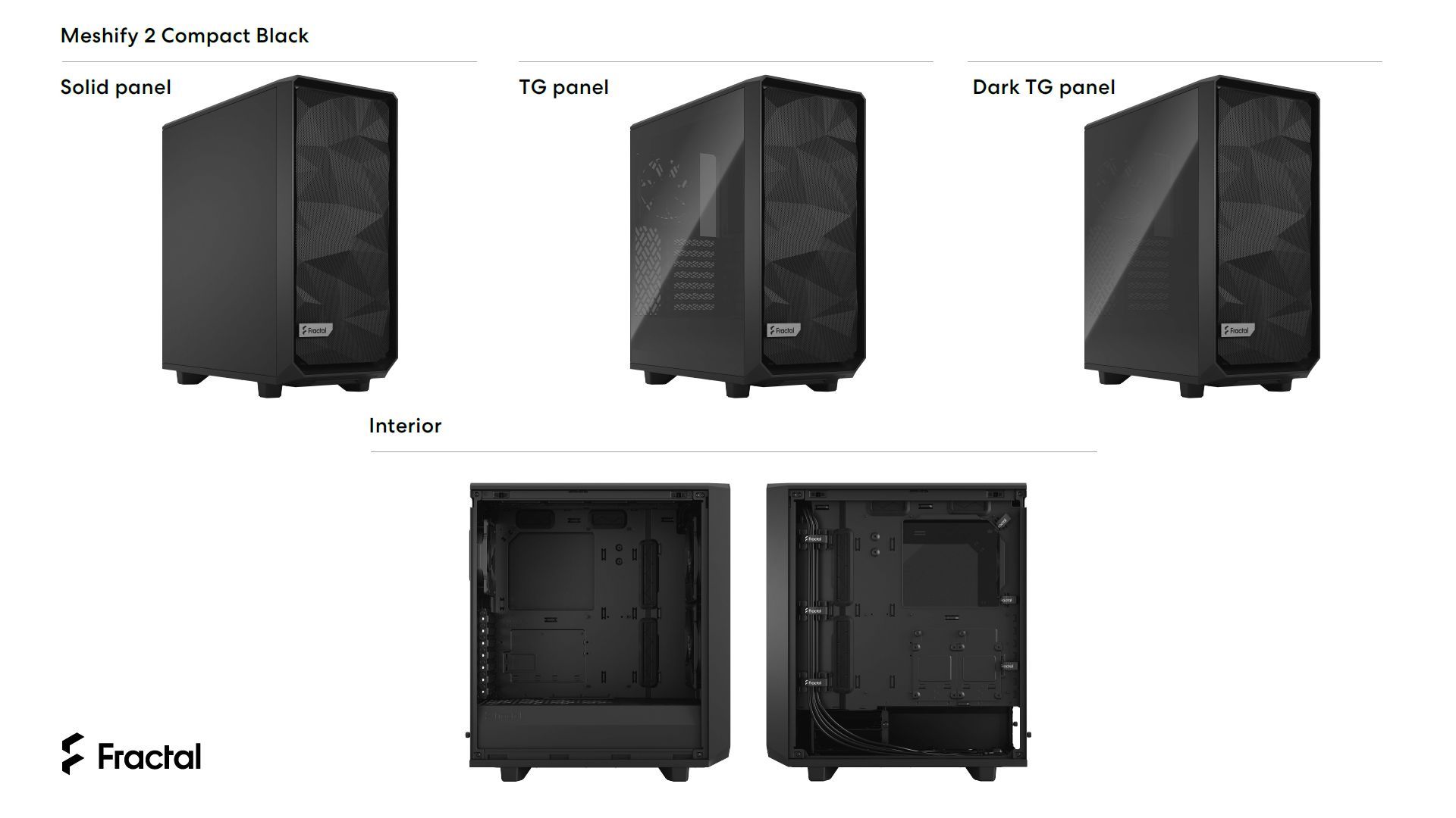 Fractal Design Meshify 2 Compact - porównanie modeli