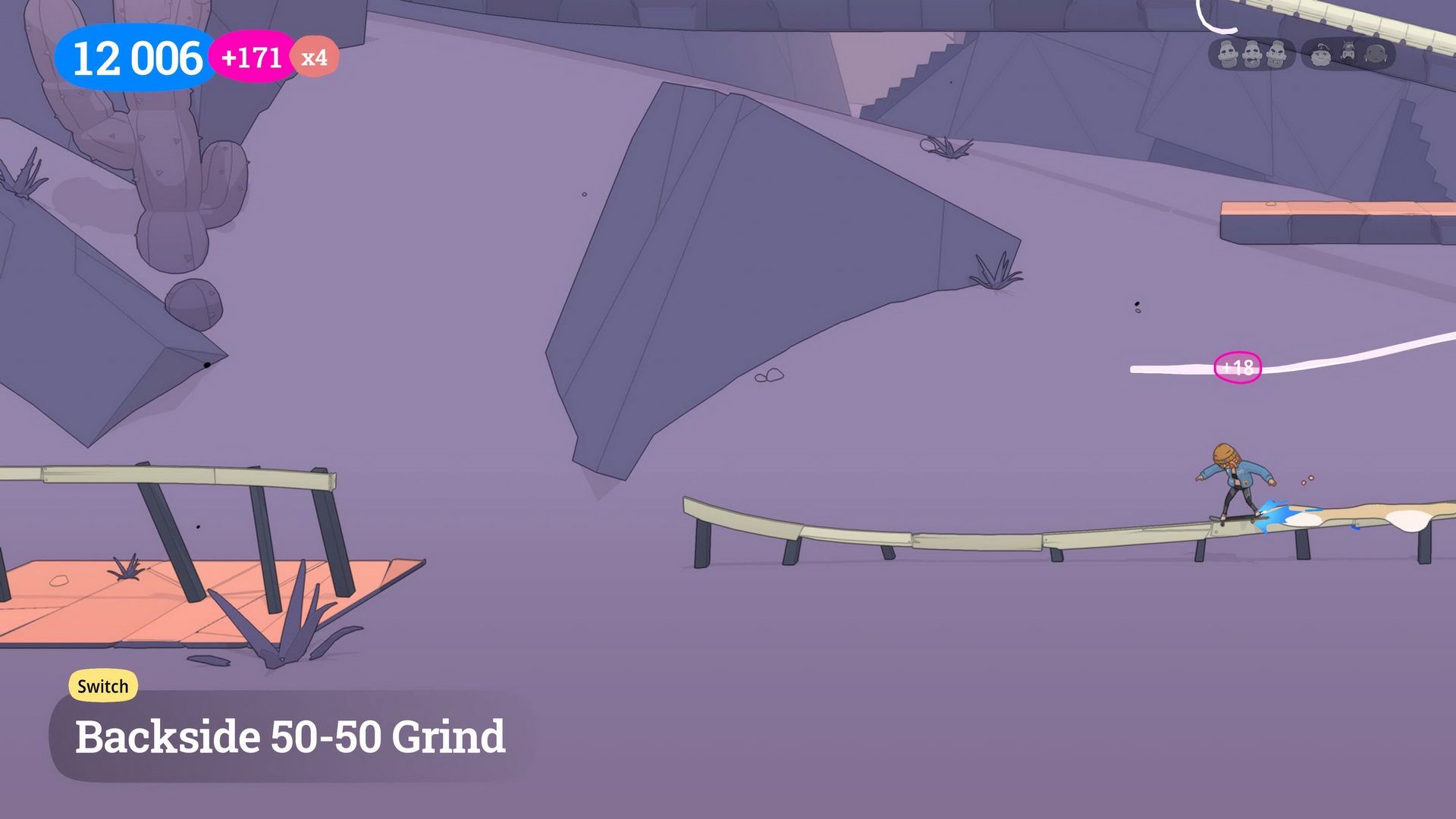 OlliOlli World - przygotowanie do triku