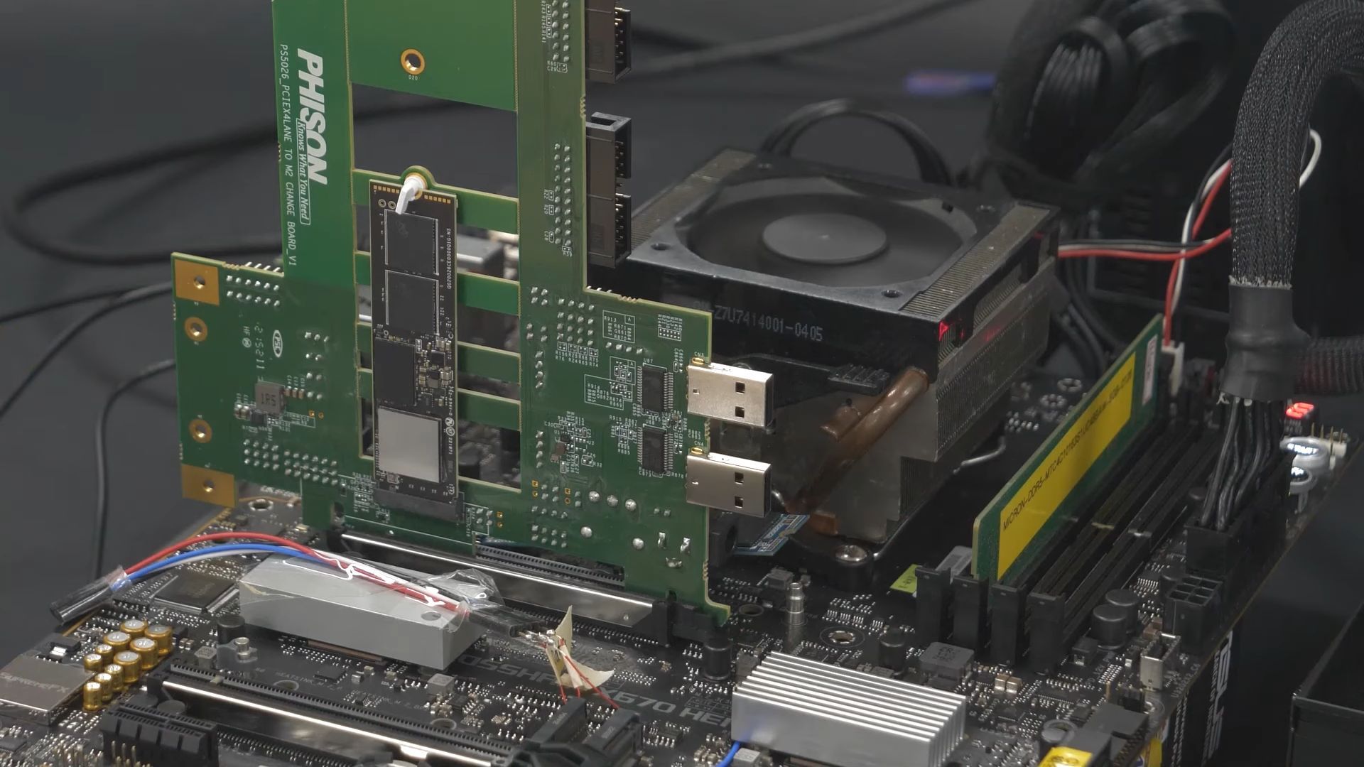 Phison E26 - platforma testowa dysku SSD PCIe 5.0
