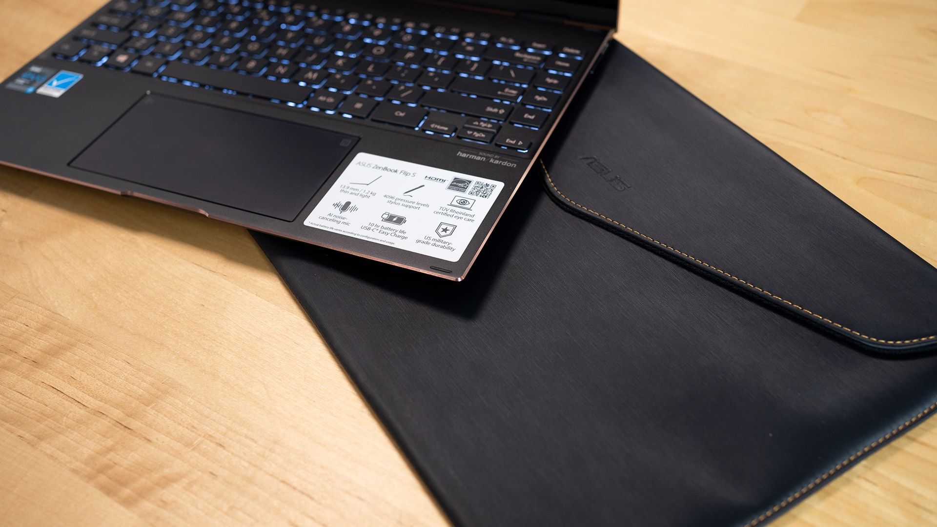 ASUS ZenBook Flip S 13 - ozdobne ramki