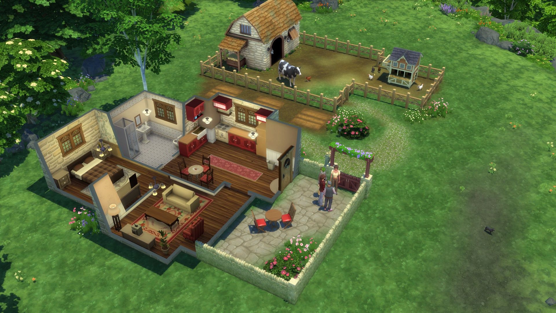 The Sims 4: Wiejska sielanka - przeprowadzka na wieś