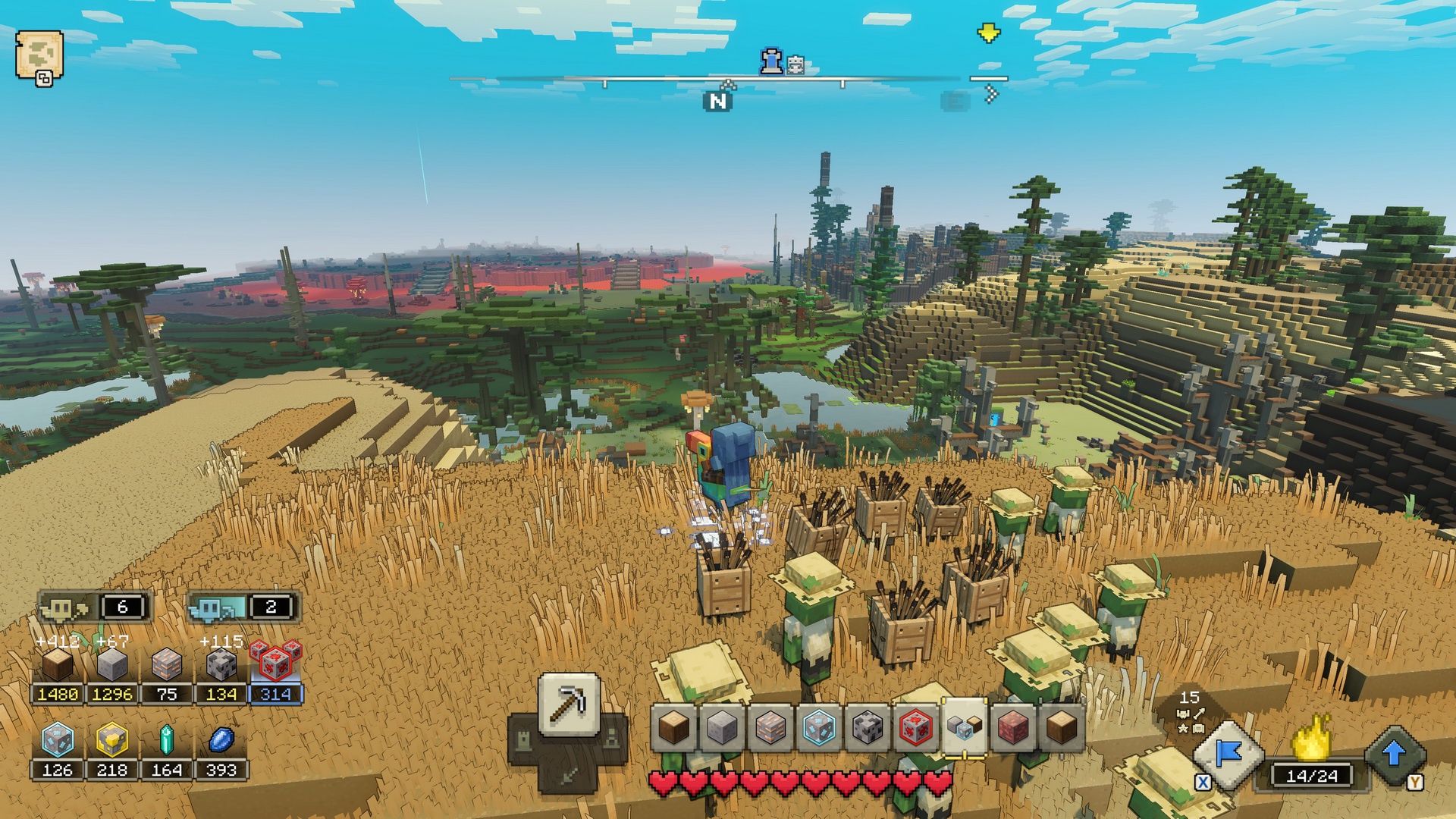 Minecraft Legends - zwiedzanie świata