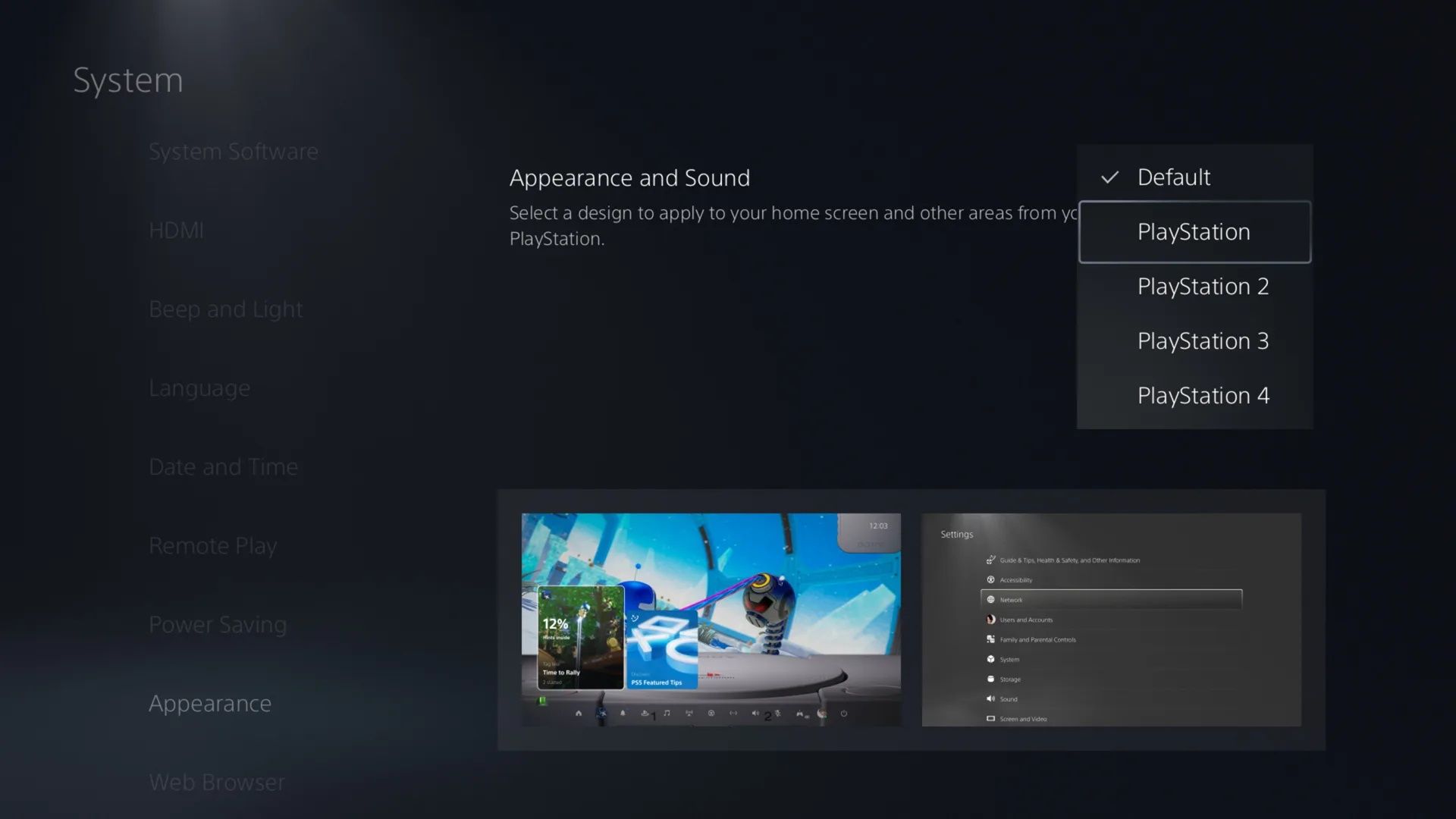 nowe motywy w PS5