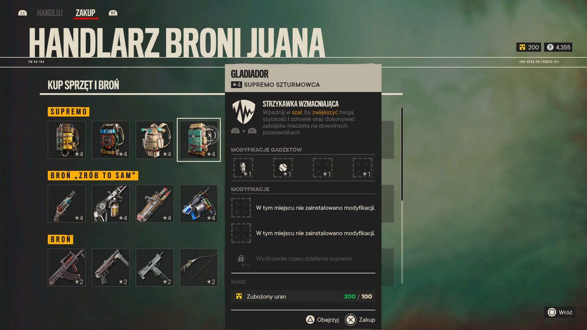 Far Cry 6 - handlarz bronią