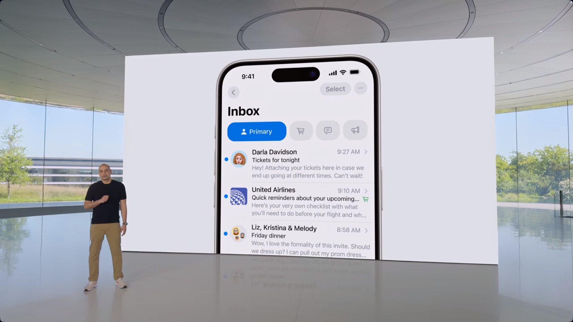 Poczta w iOS 18