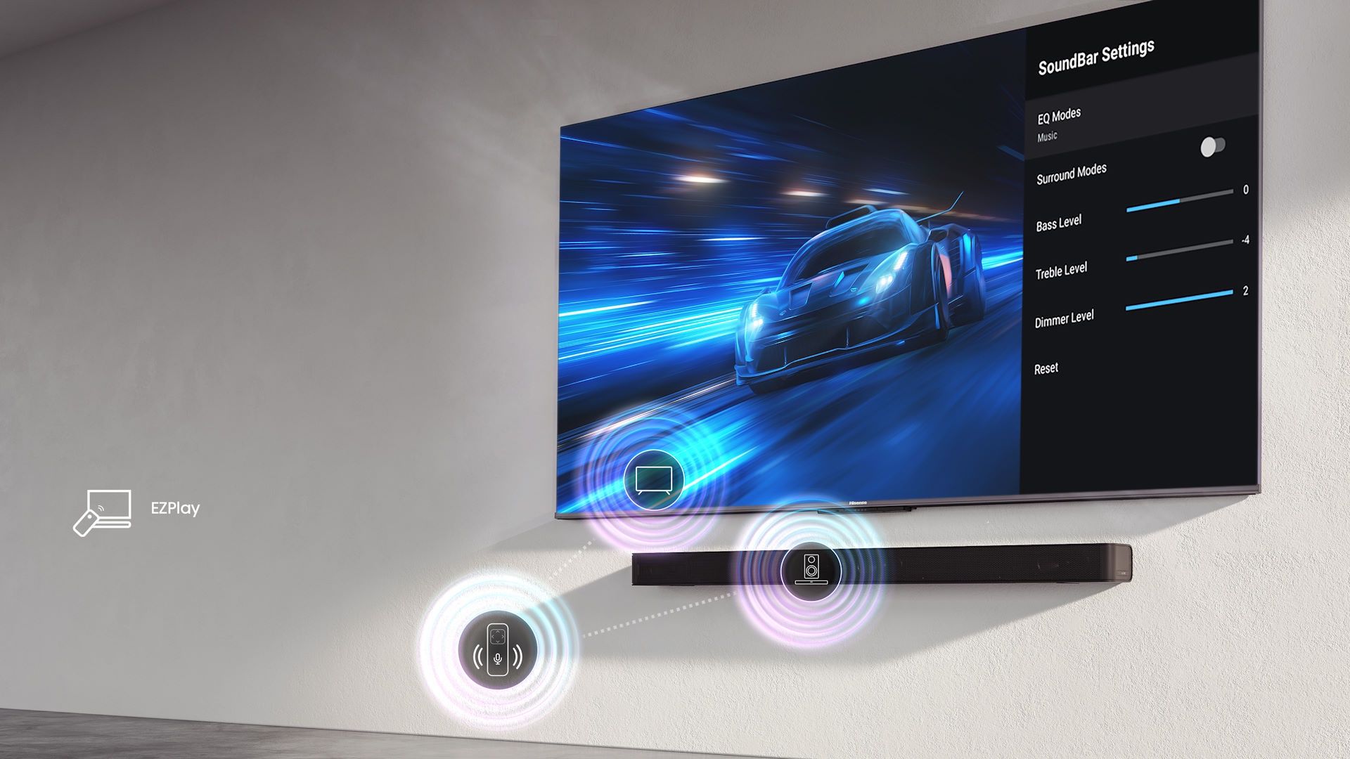 Hisense ULED U7KQ - WISA