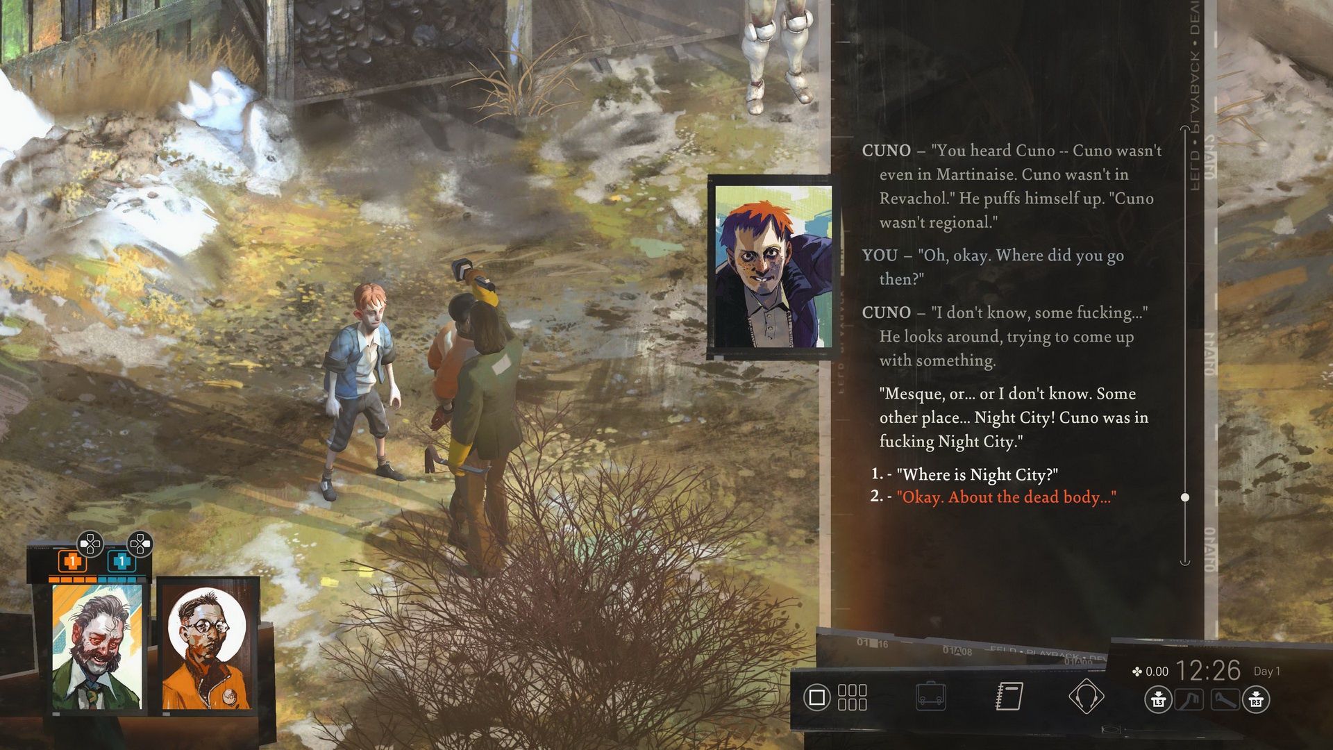 Disco Elysium: The Final Cut - ciężka rozmowa