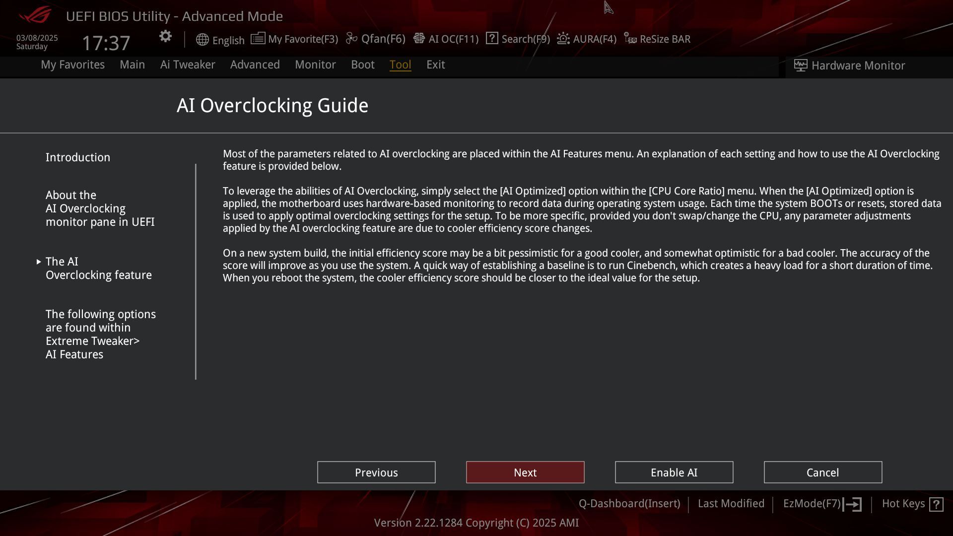 ASUS AI Overclocking