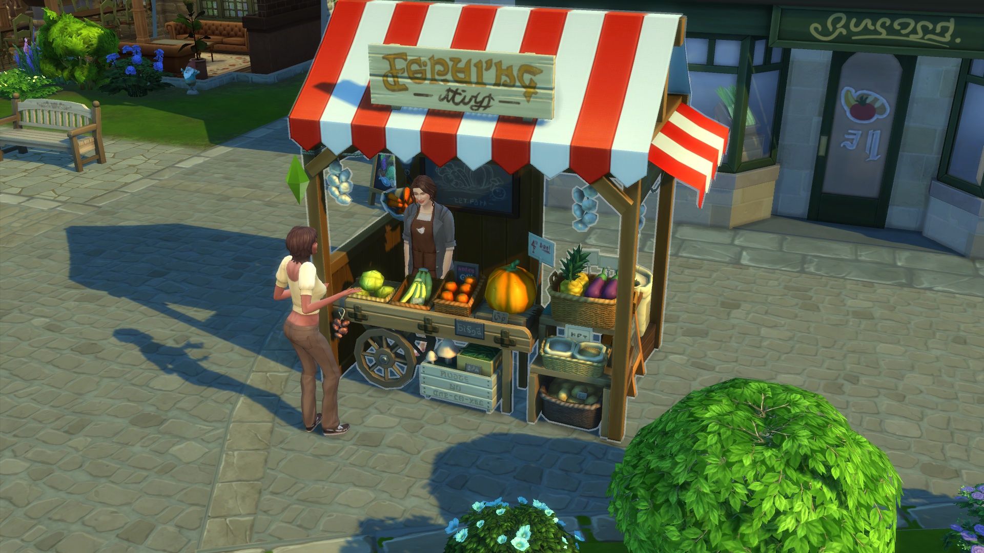 The Sims 4: Wiejska sielanka - kramik z żywnością