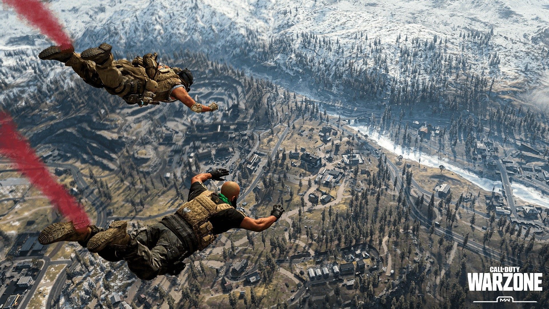 Call of Duty: Warzone - skok spadochronowy