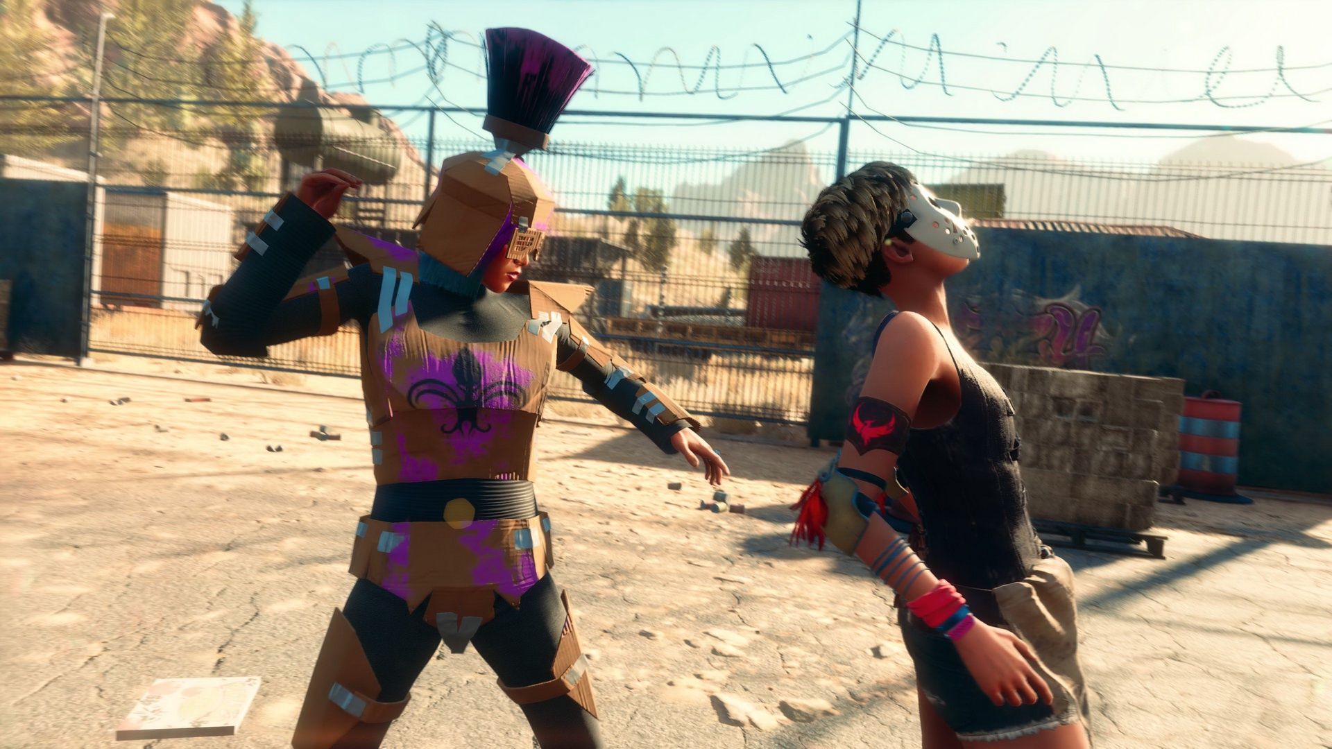 Saints Row -eliminacja przeciwnika w grze LARP