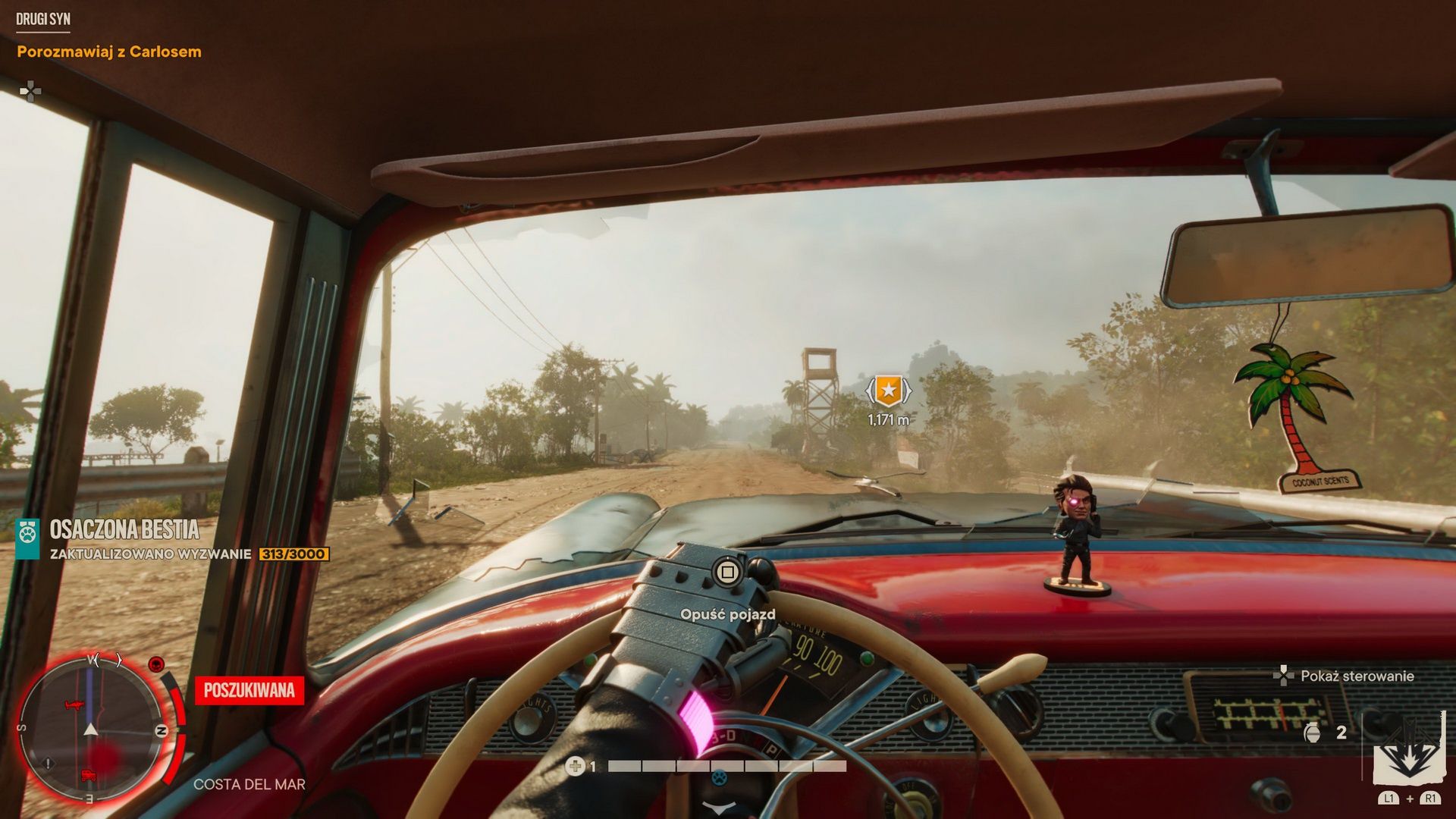 Far Cry 6 - podróż samochodem