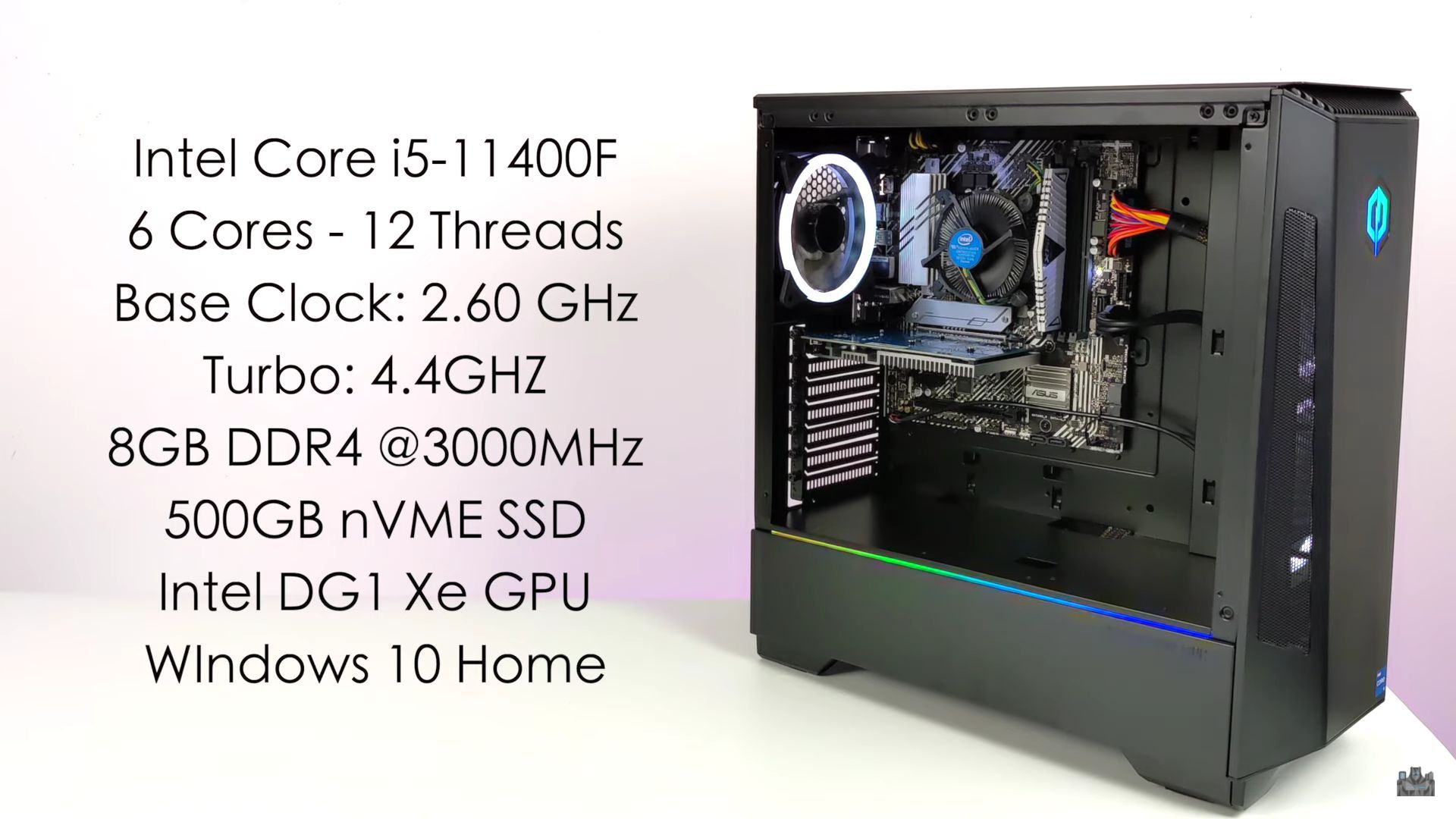 Cyberpower - komputer z kartą graficzną ASUS DG1
