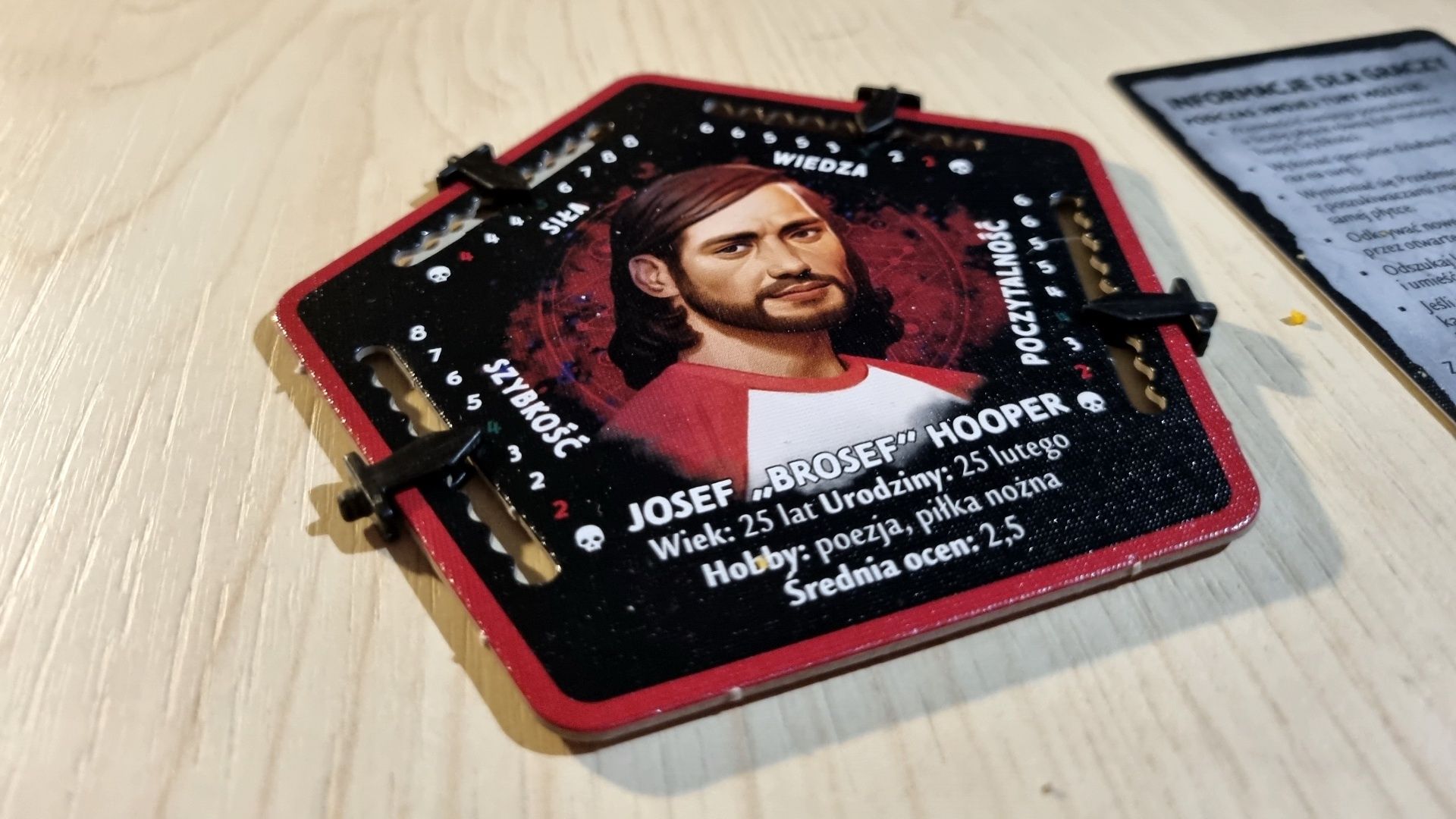 Betrayal at House on the Hill – planszetki gracza