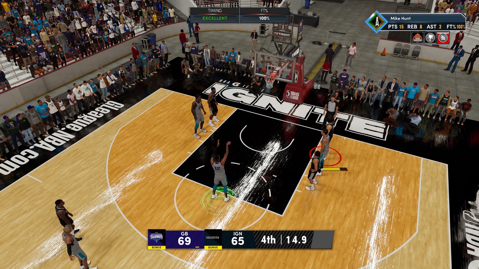 NBA 2K22 - rzut