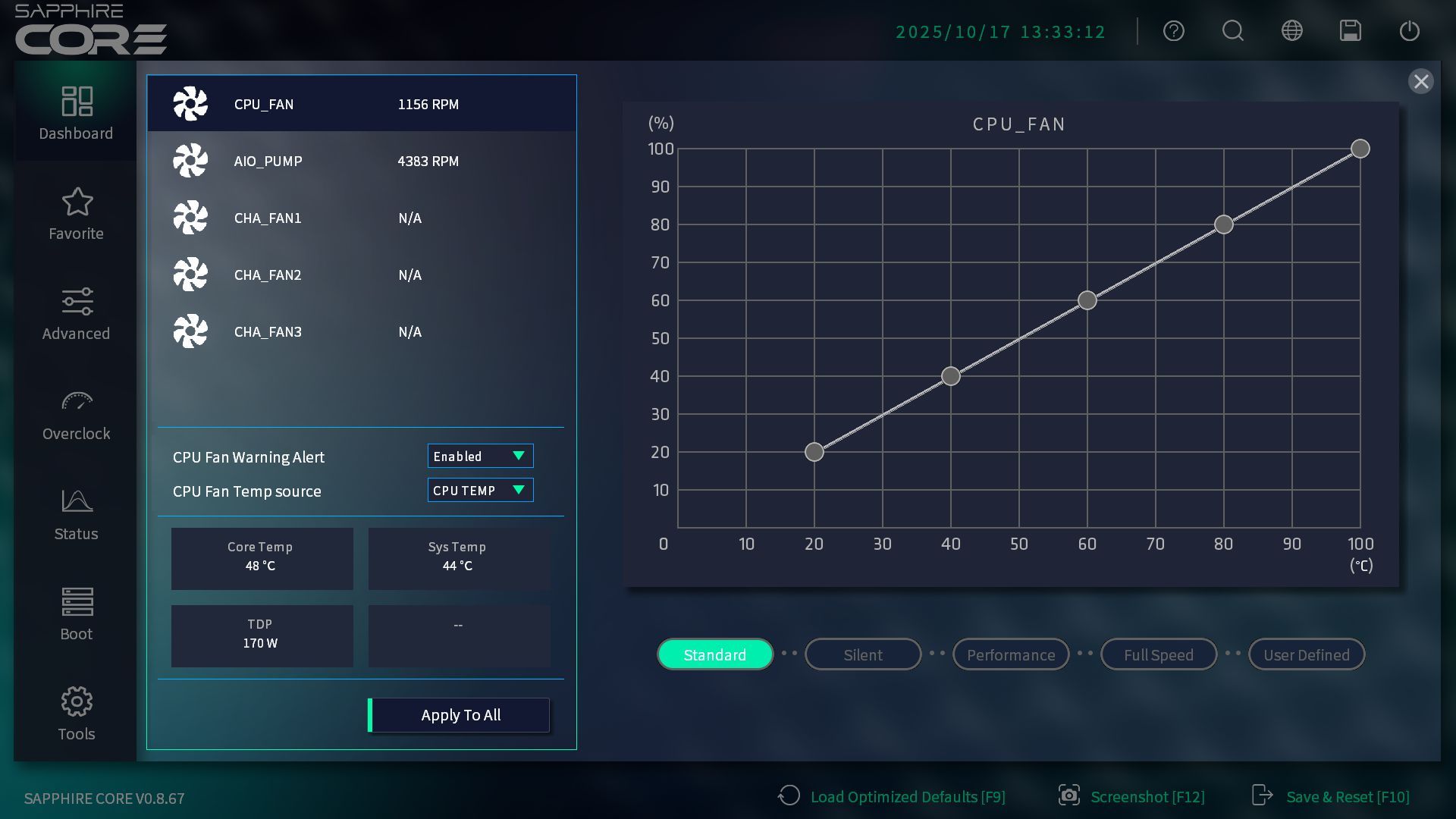 Sapphire Core UEFI