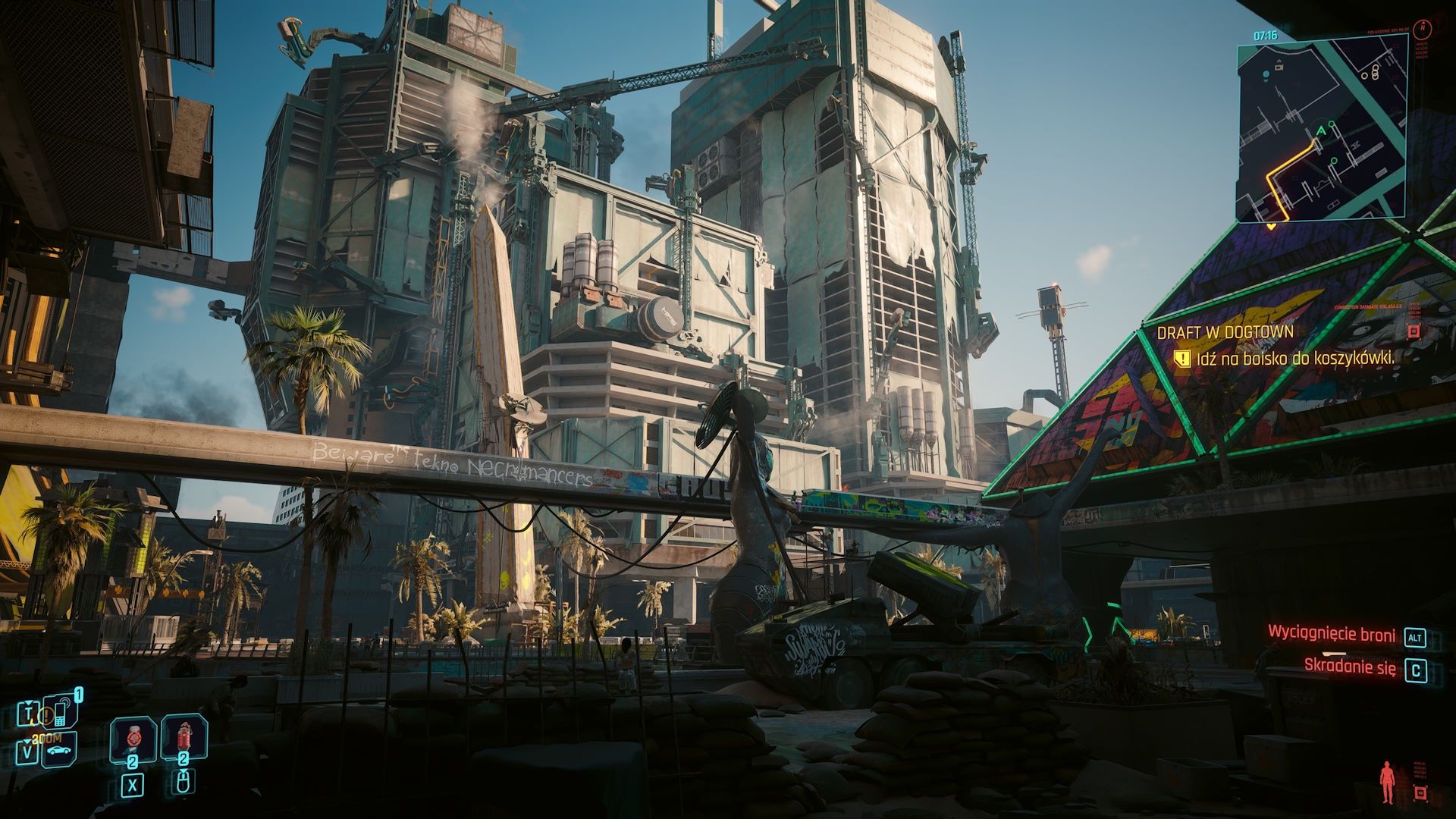 Cyberpunk 2077: Phantom Liberty - Night City za dnia