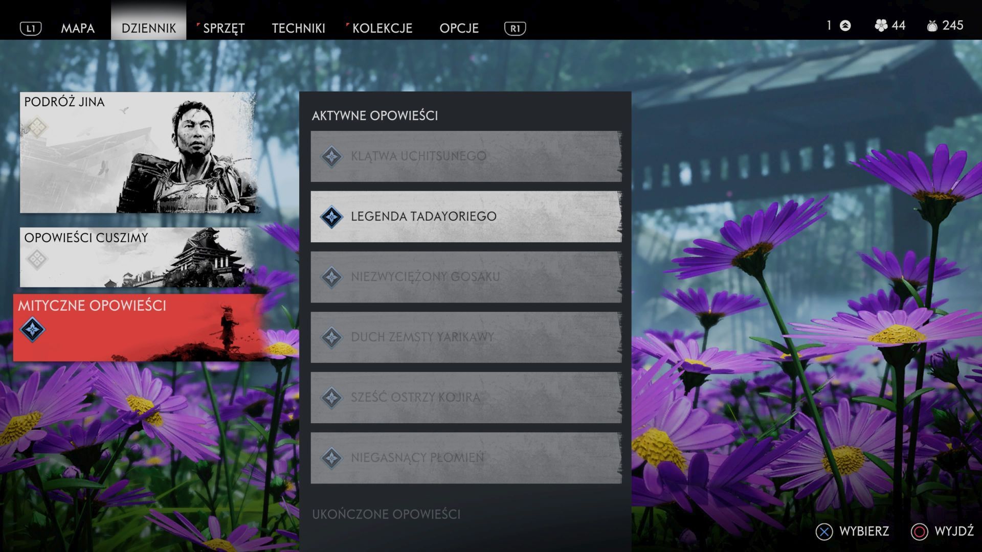 Ghost of Tsushima - misje legendarne
