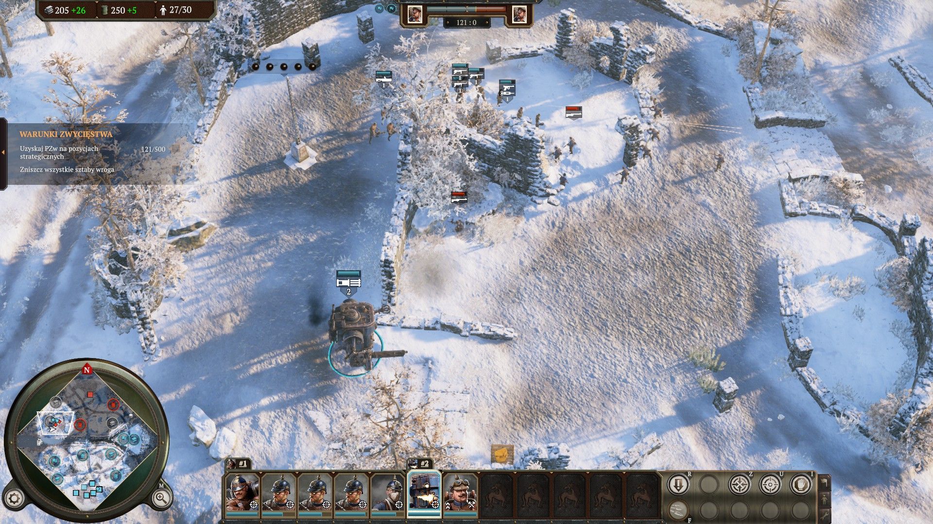 Iron Harvest - zajmowanie pozycji