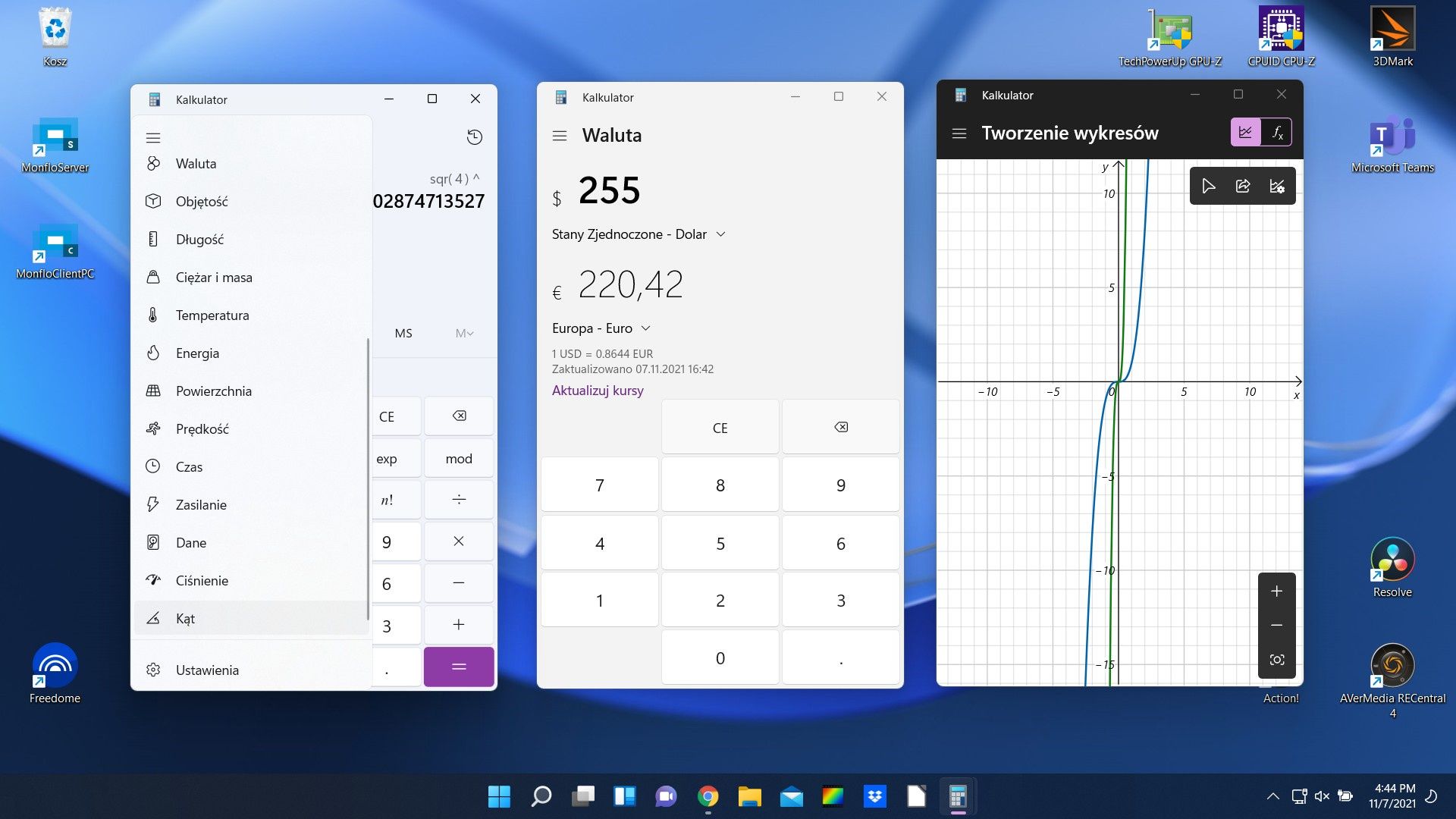 Aplikacja Kalkulator w Windows 11