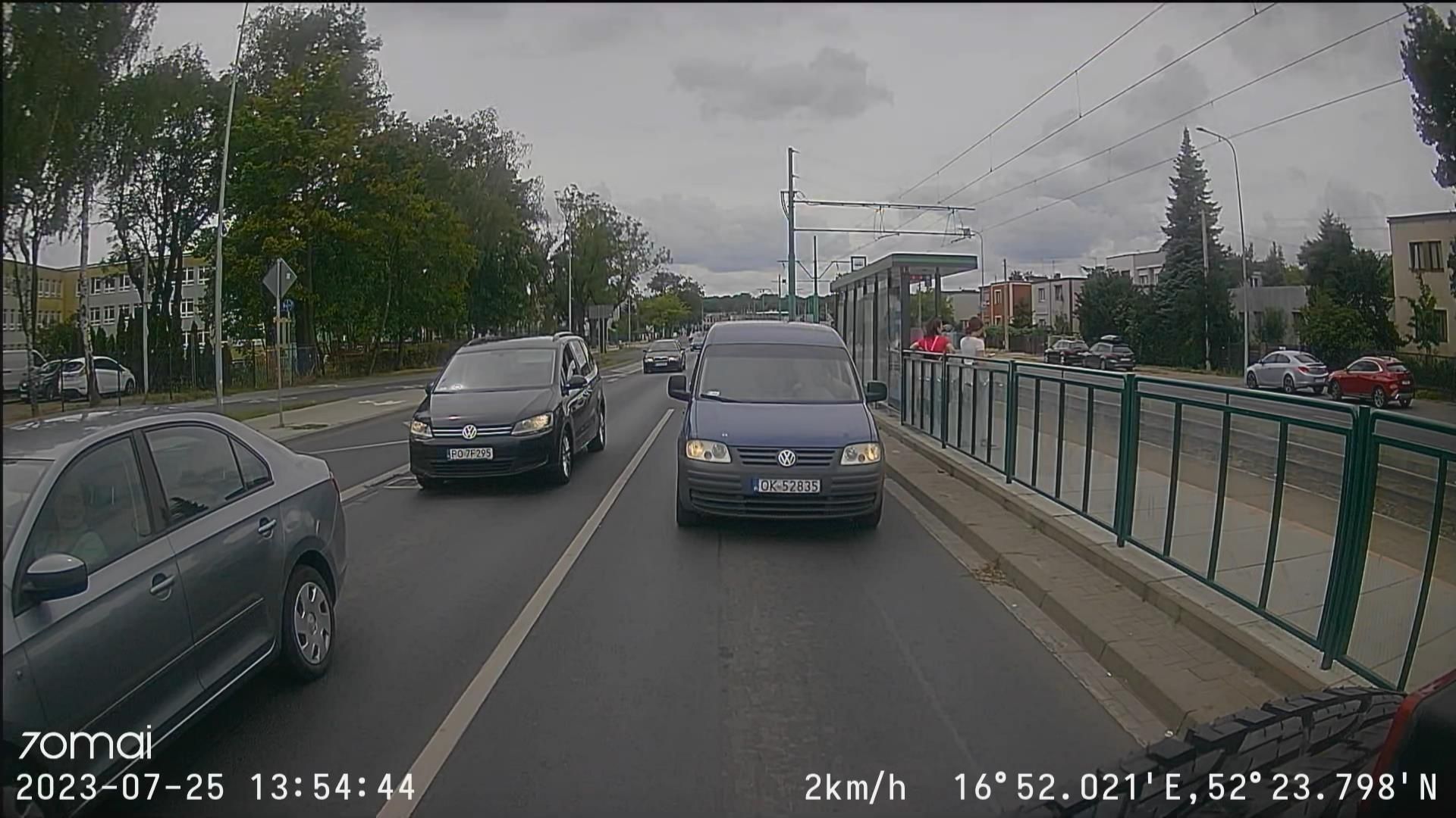 70mai A810 - zdjęcie z kamery tylnej RC12