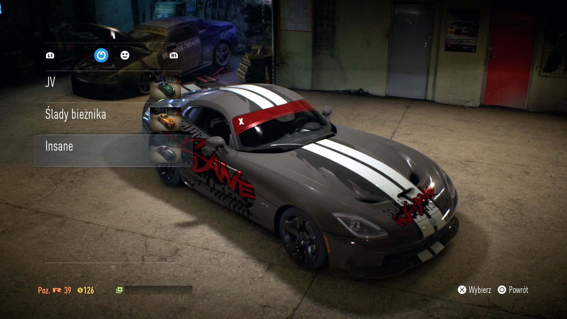 Need for Speed - malowanie maski