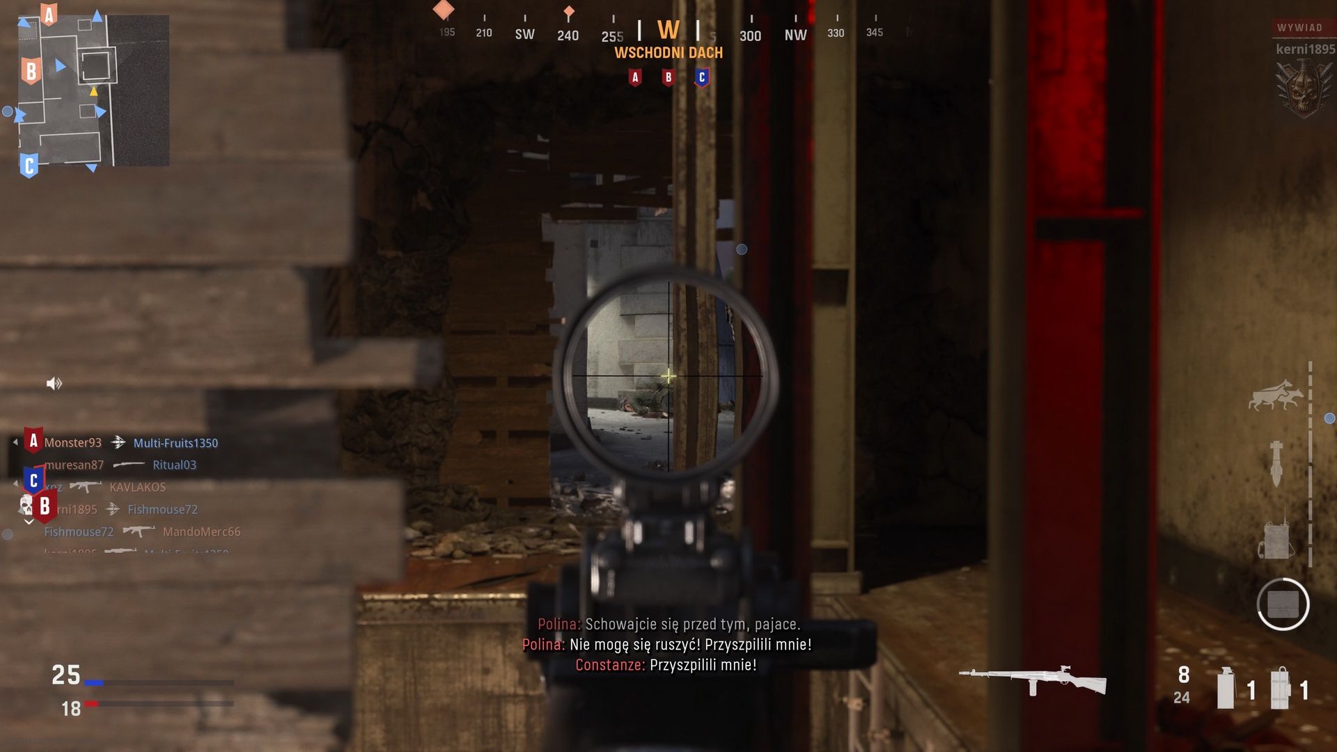 Call of Duty: Vanguard - przeciwnik zlikwidowany