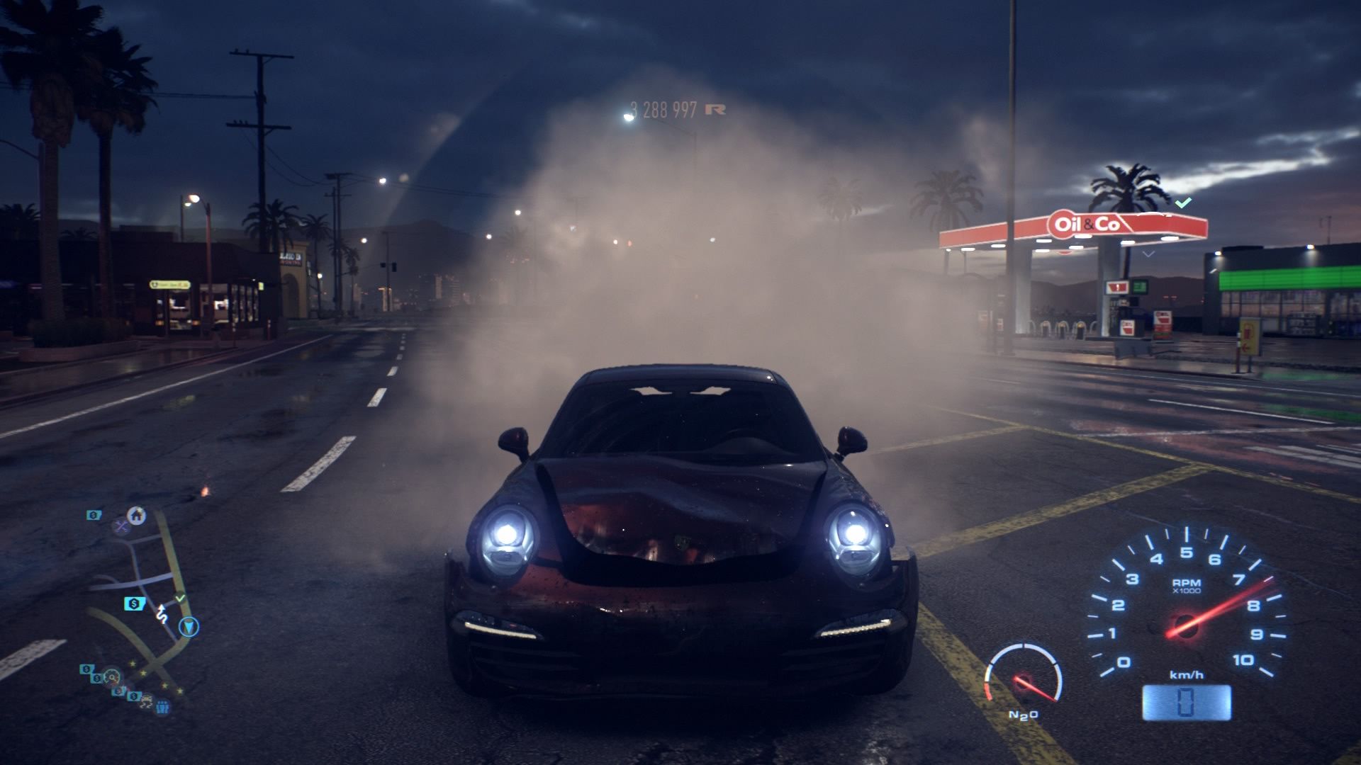 Need for Speed - palenie gumy