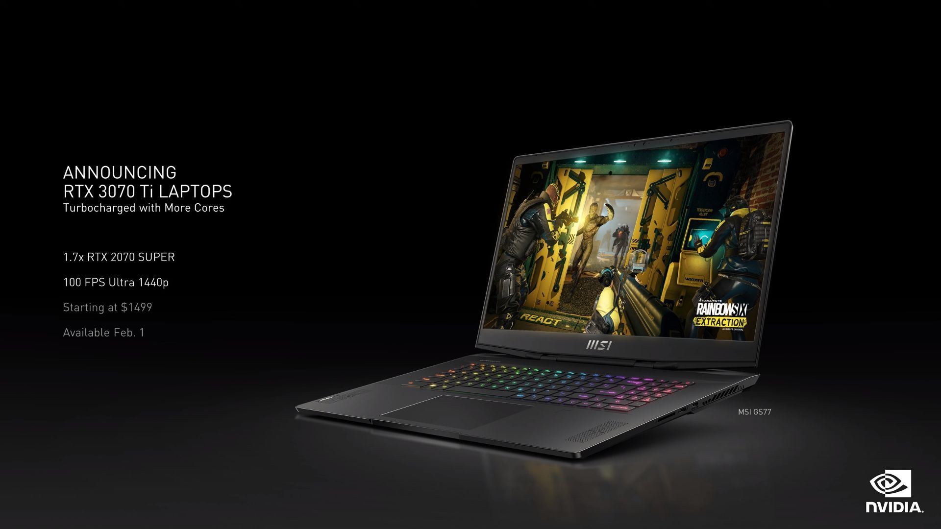 Nvidia GeForce RTX 3070 Ti - karta graficzna do laptopów