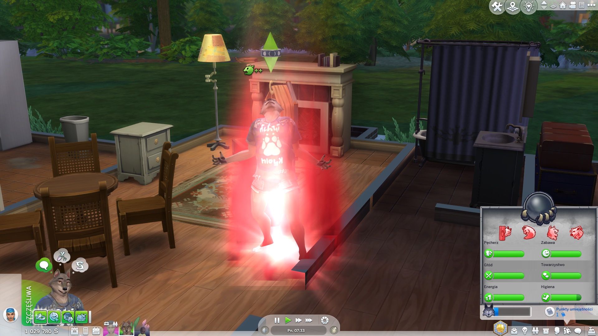 The Sims 4: Wilkołaki - furia wilkołaka
