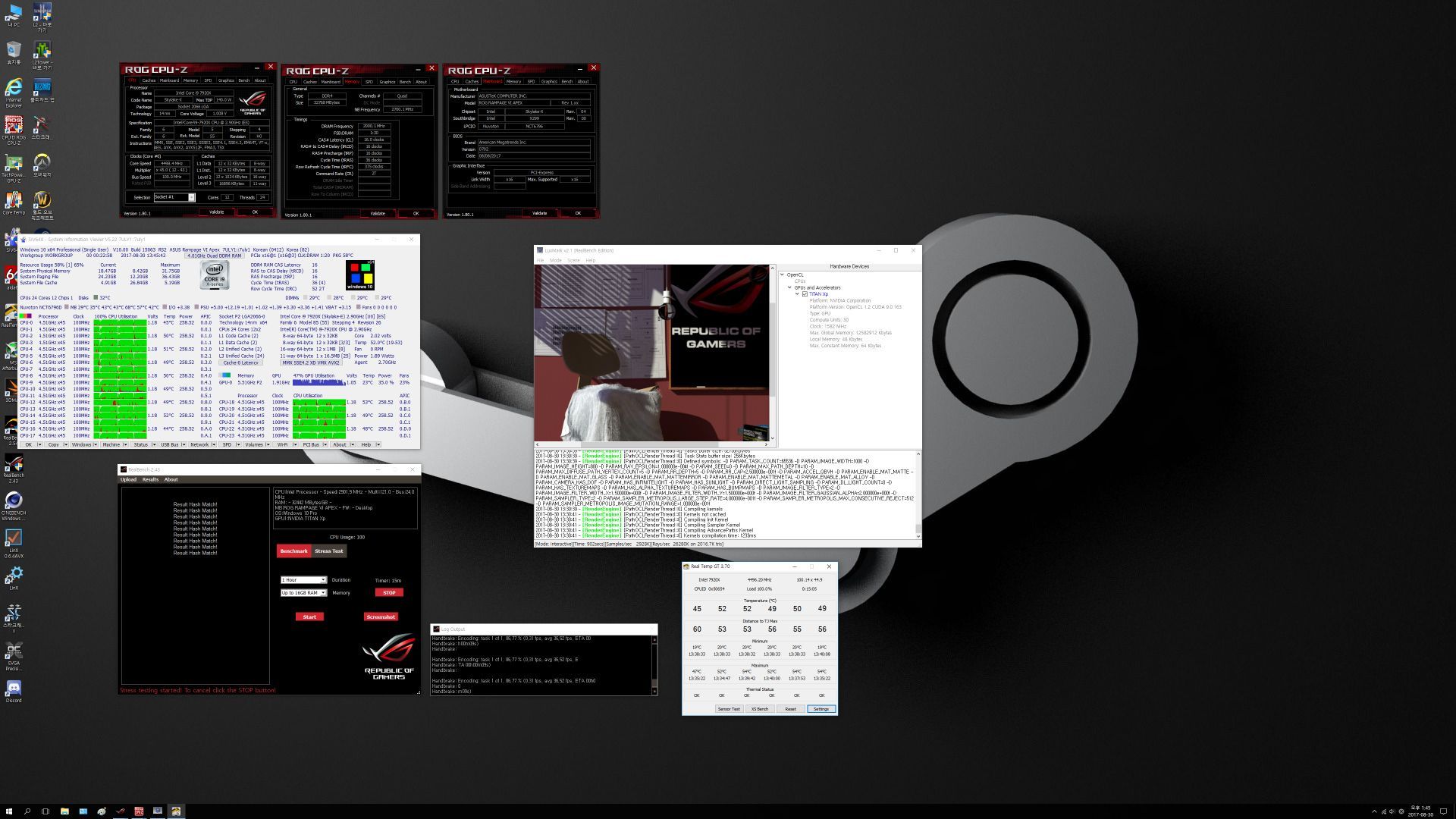 Intel Core i9-7920X - temperatury