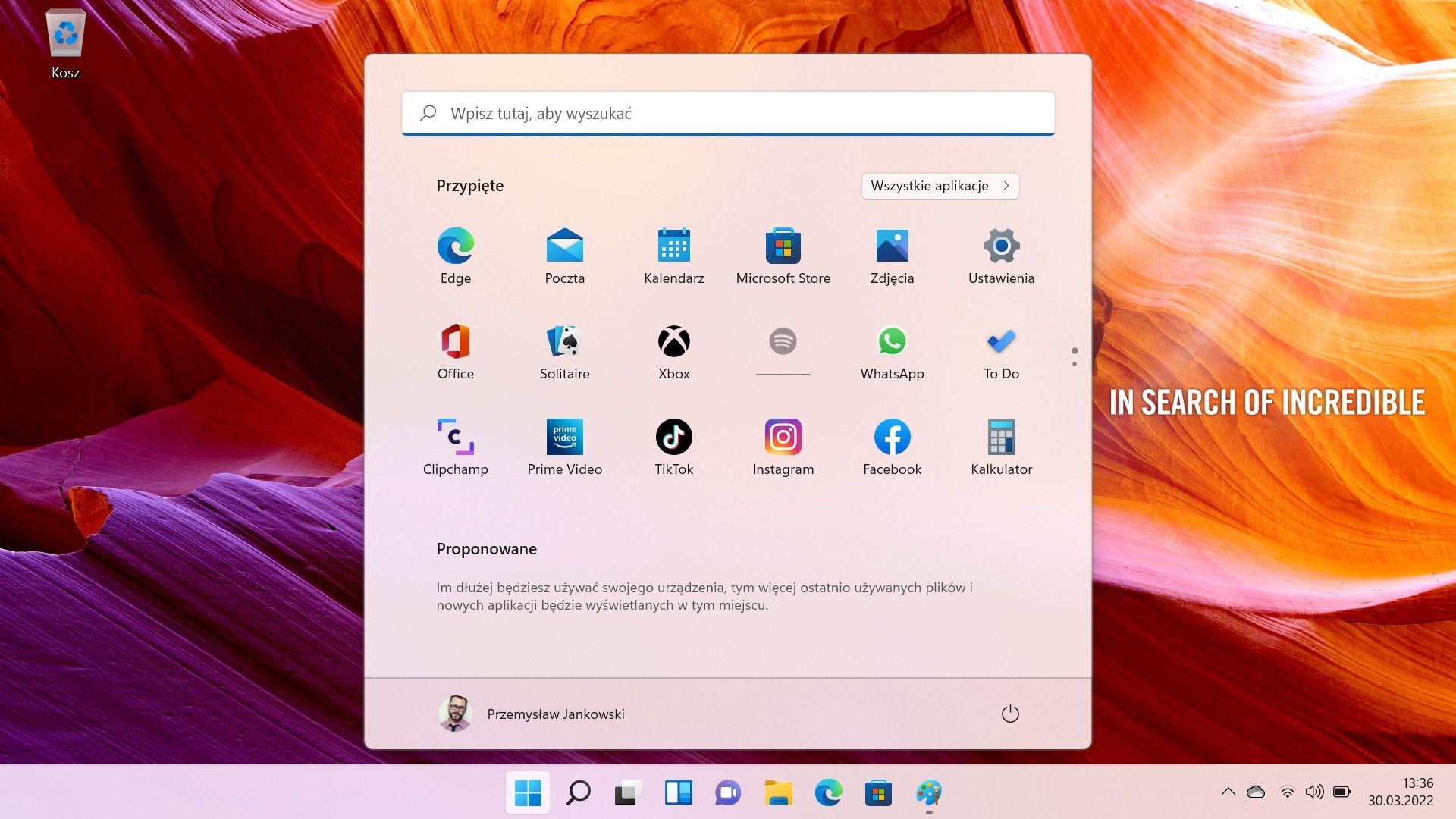 Windows 11 menu start