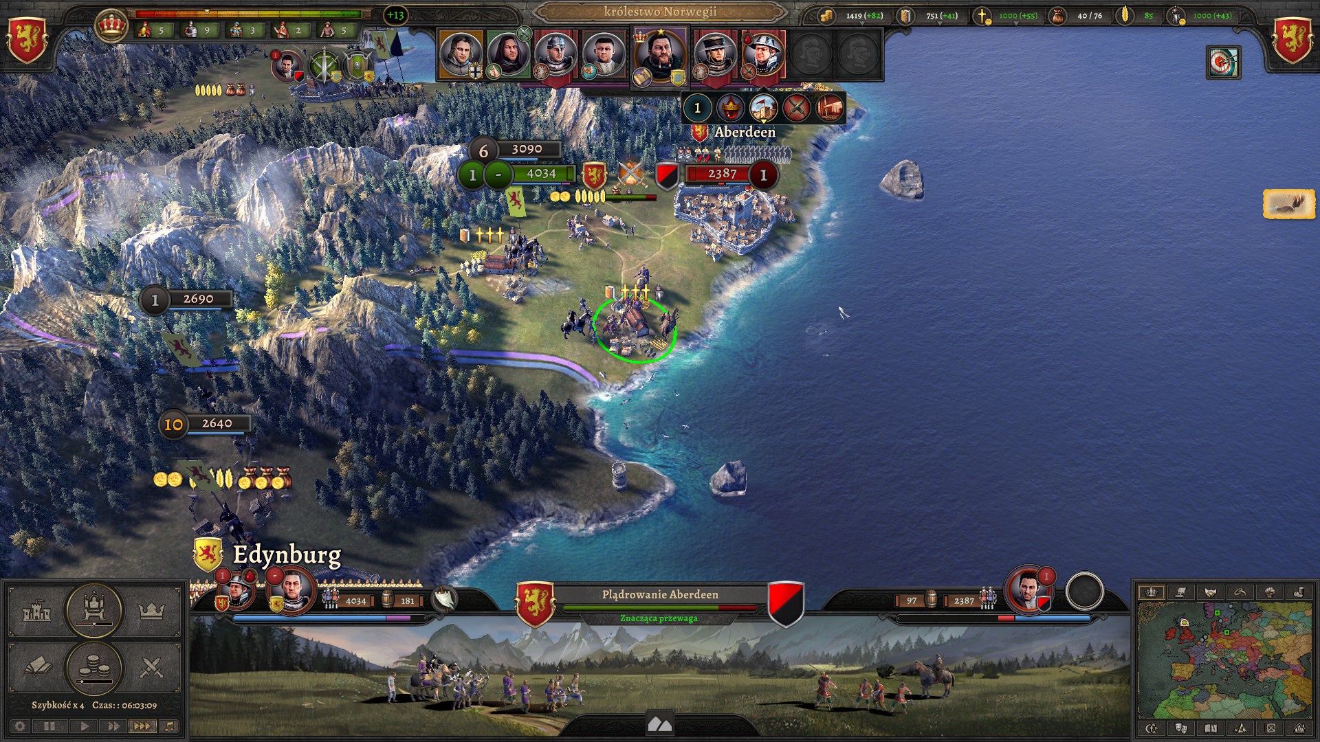 Knights of Honor II - królestwo Norwegii