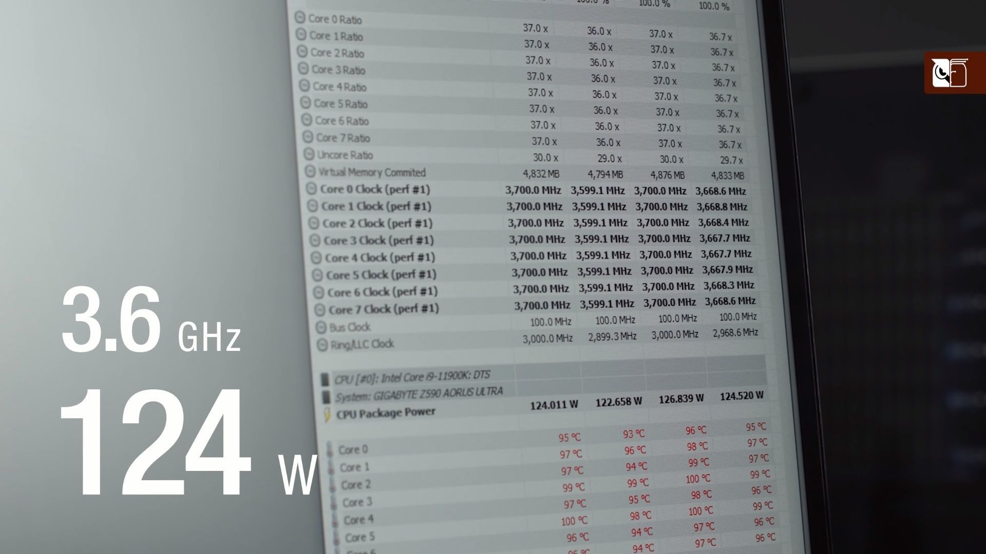 Noctua NH-P1 - wydajność na Core i9-11900K