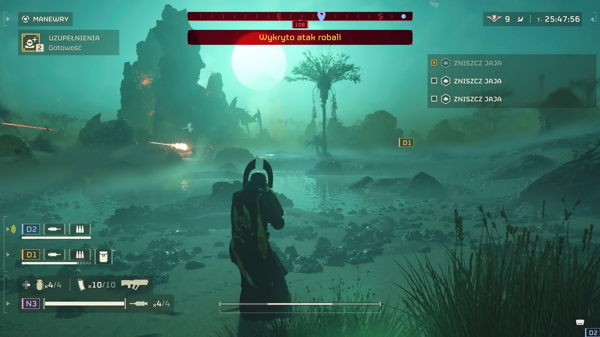 Helldivers 2 - klimatyczna oprawa wizualna