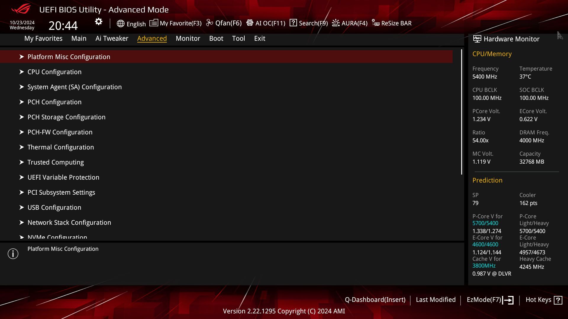 ASUS ROG Strix Z890-A Gaming WIFI - UEFI BIOS