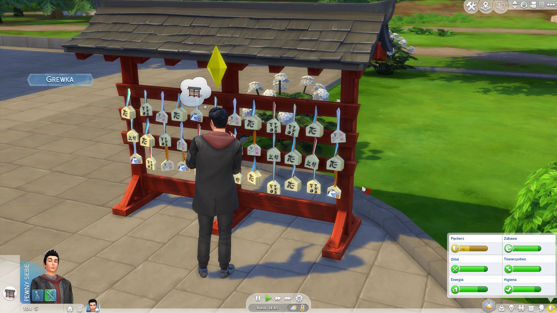 The Sims 4: Śnieżna eskapada - tabliczki ema