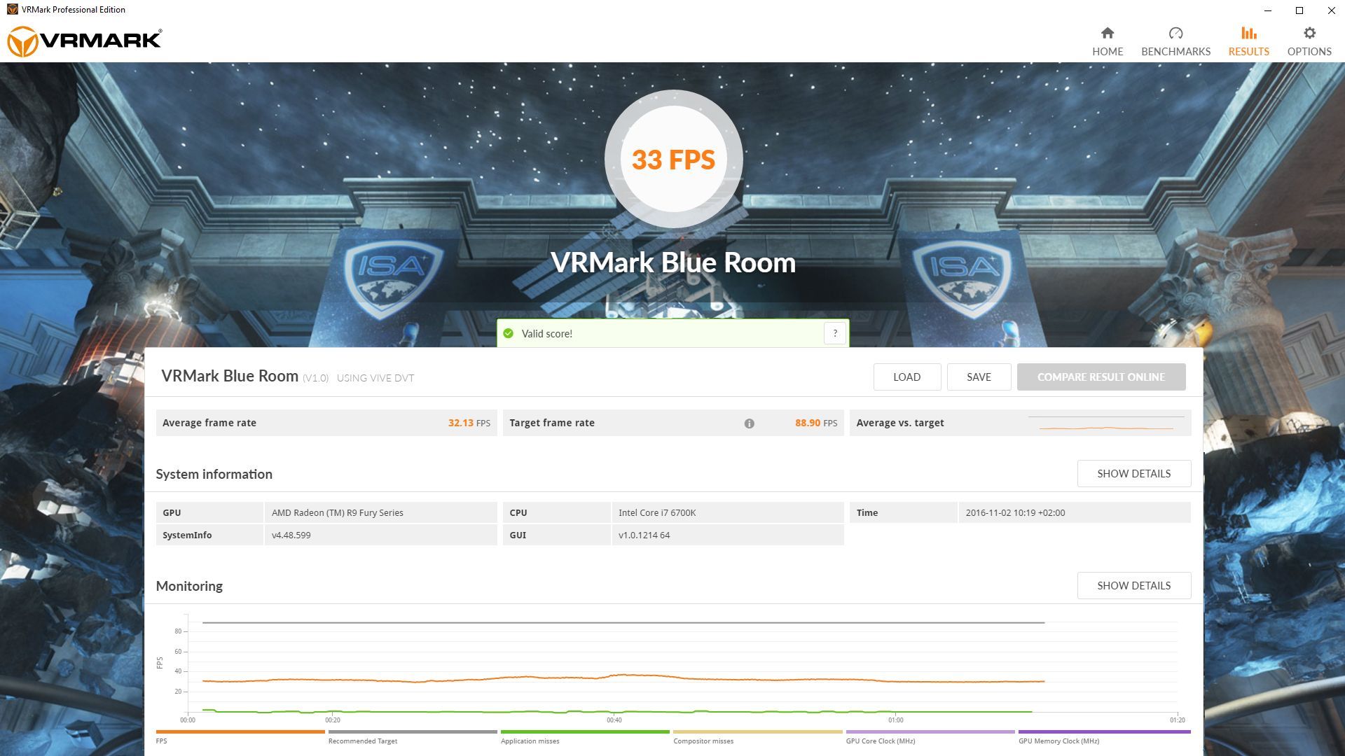 VRMark - screen